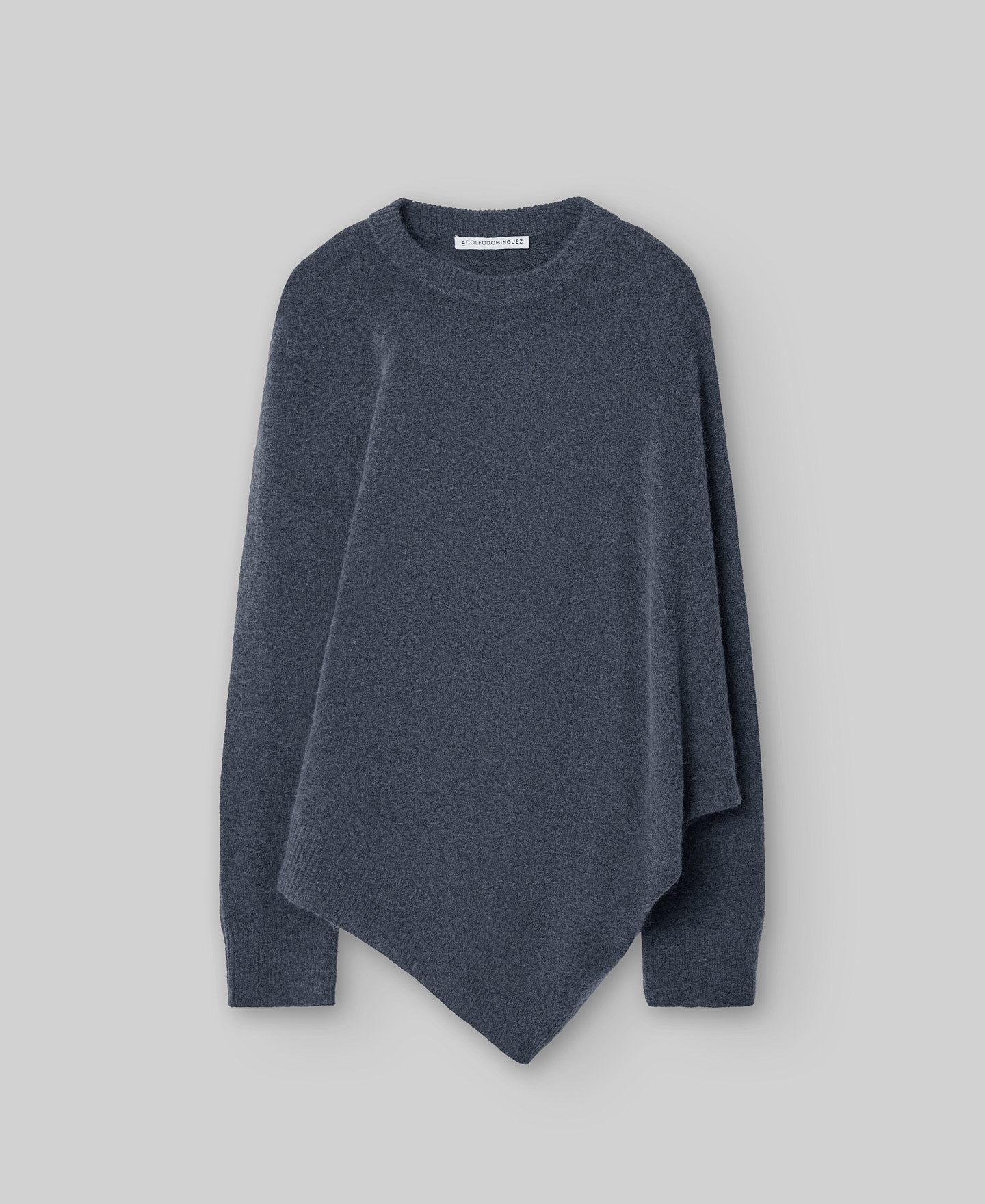 Jersey asim&eacute;trico gris mujer image number 4