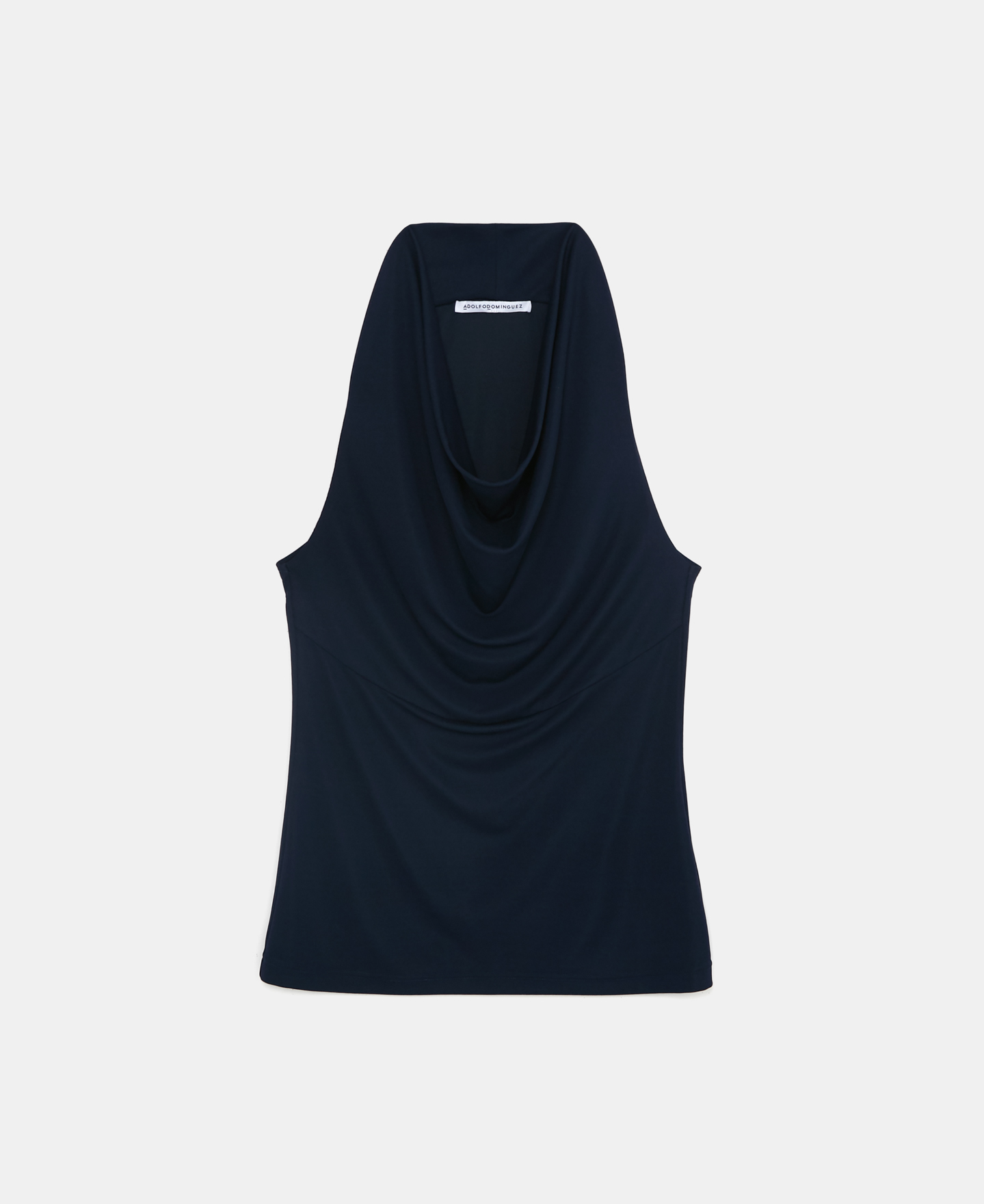 Draped sleeveless t-shirt image number 4