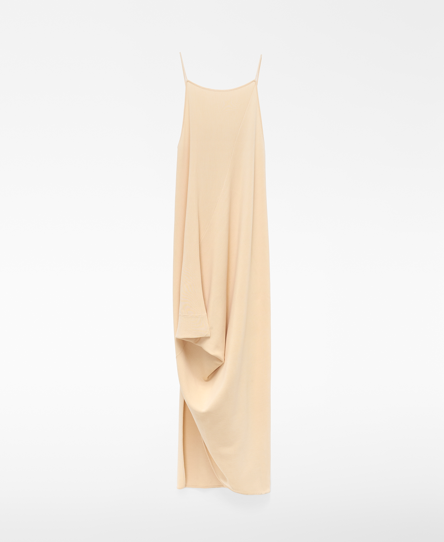 Vestido largo drapeado image number 5