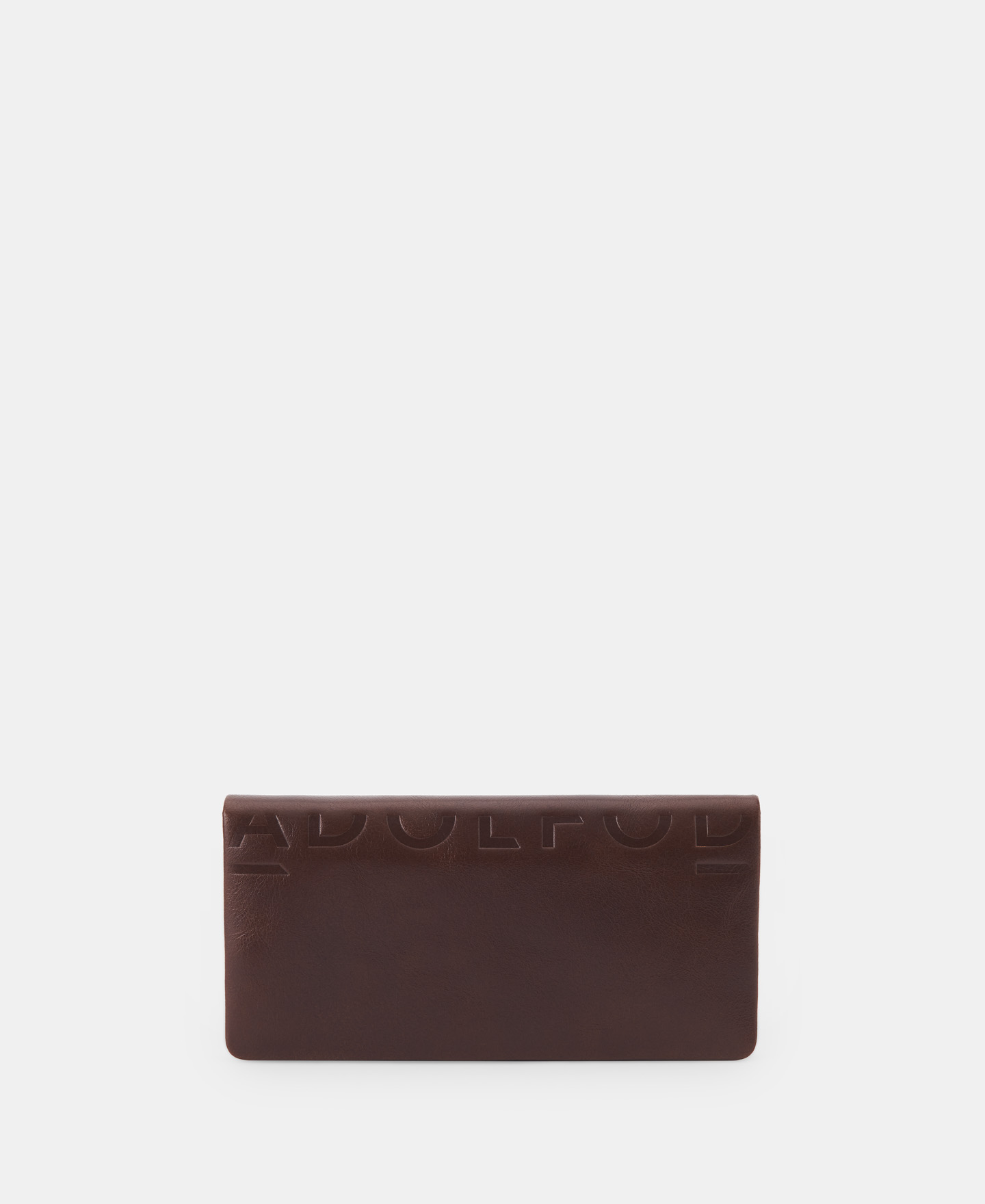 Grained glossy leather wallet image number 0
