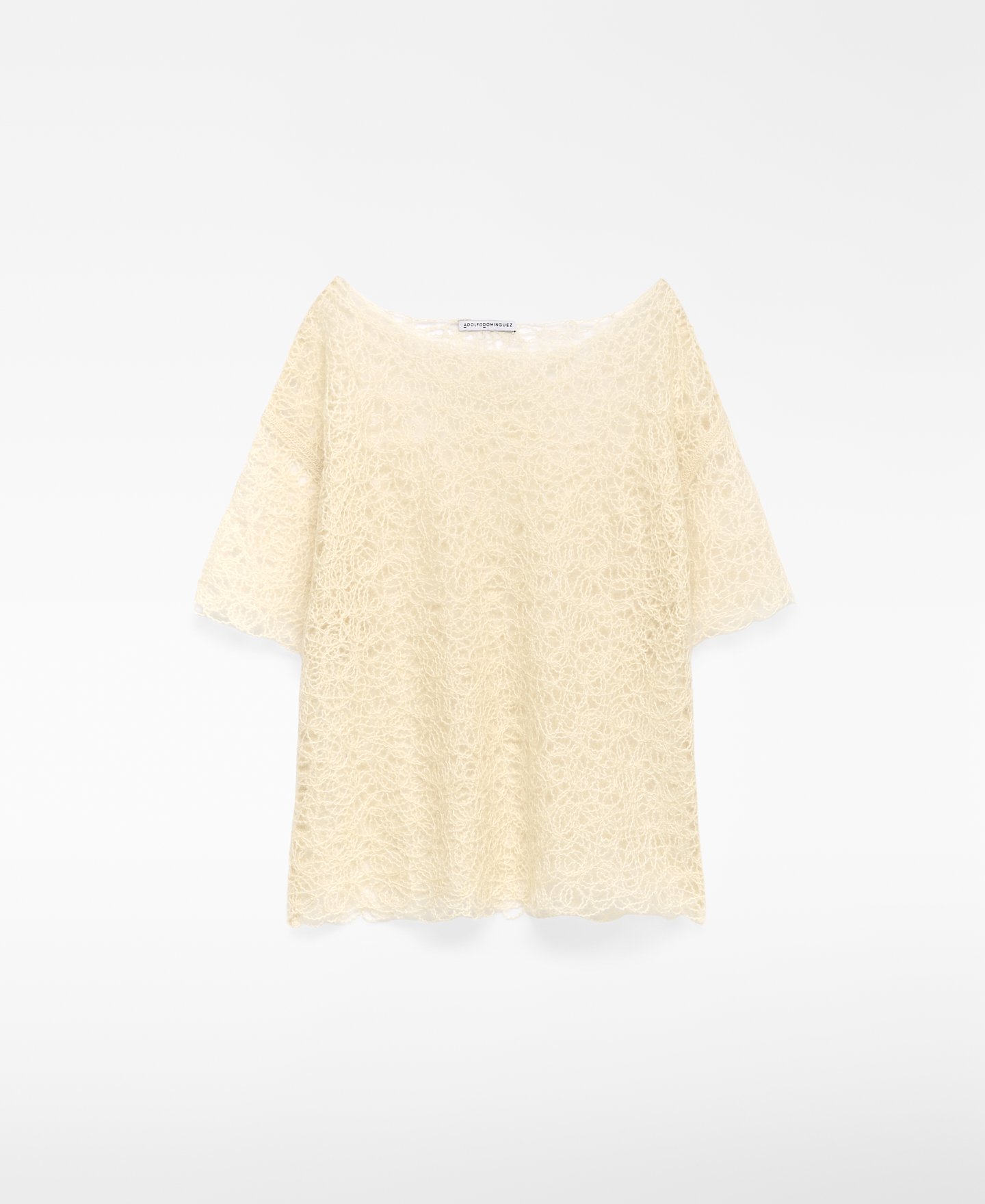 Embroidered knit top image number 4