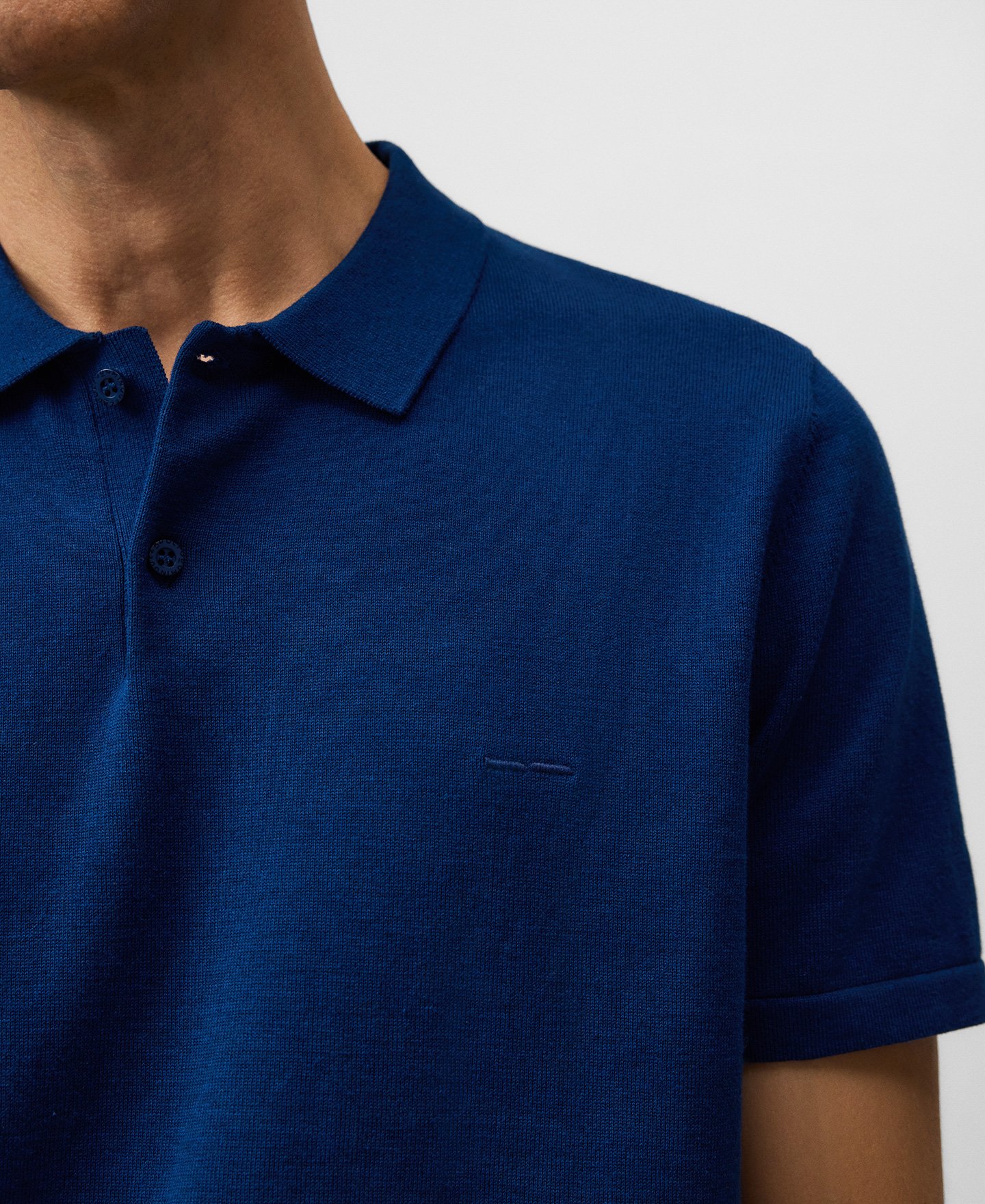 Polo jaspeado regular fit hombre image number 3