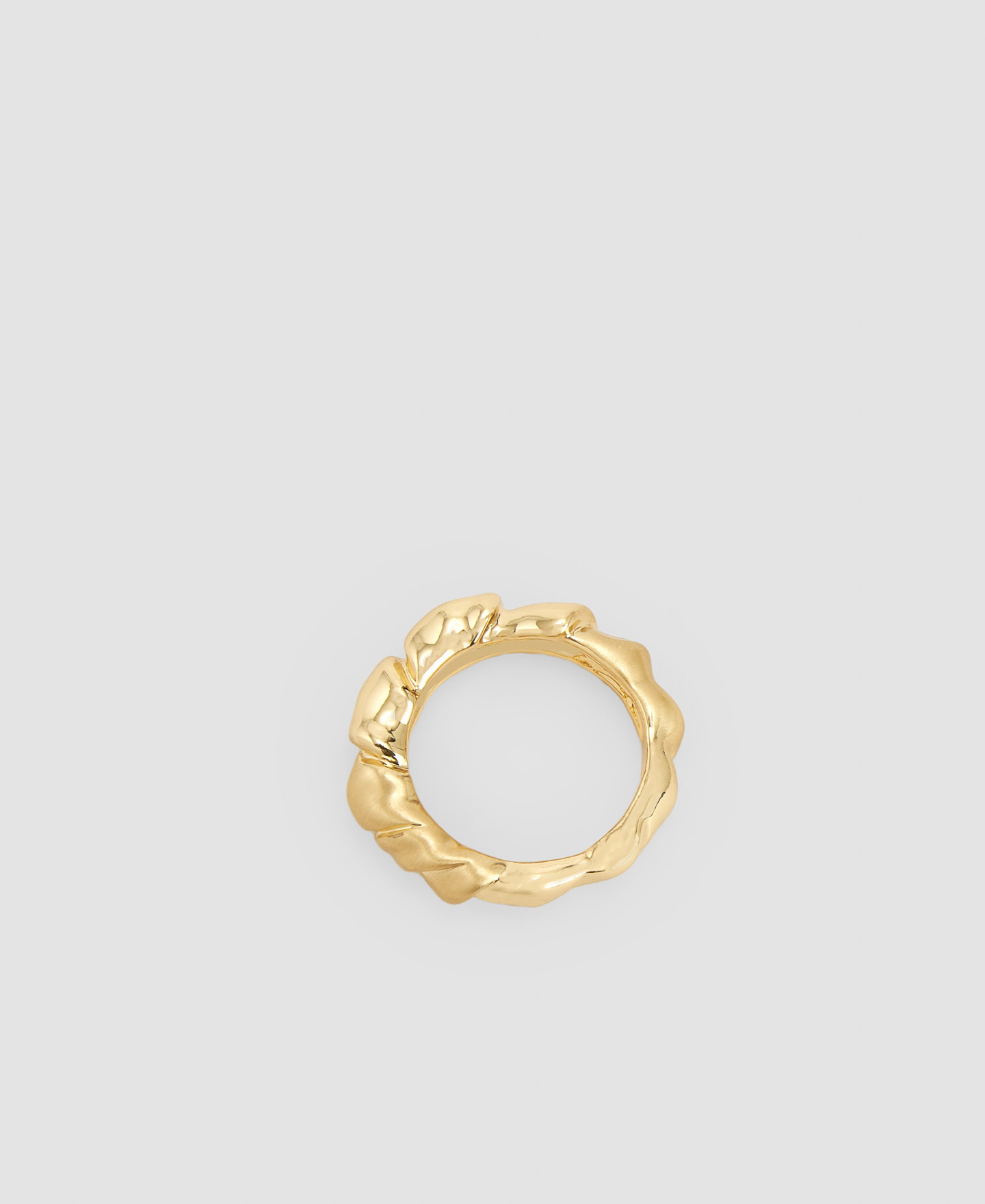 Anillo enroscado en zinc y resina image number 2