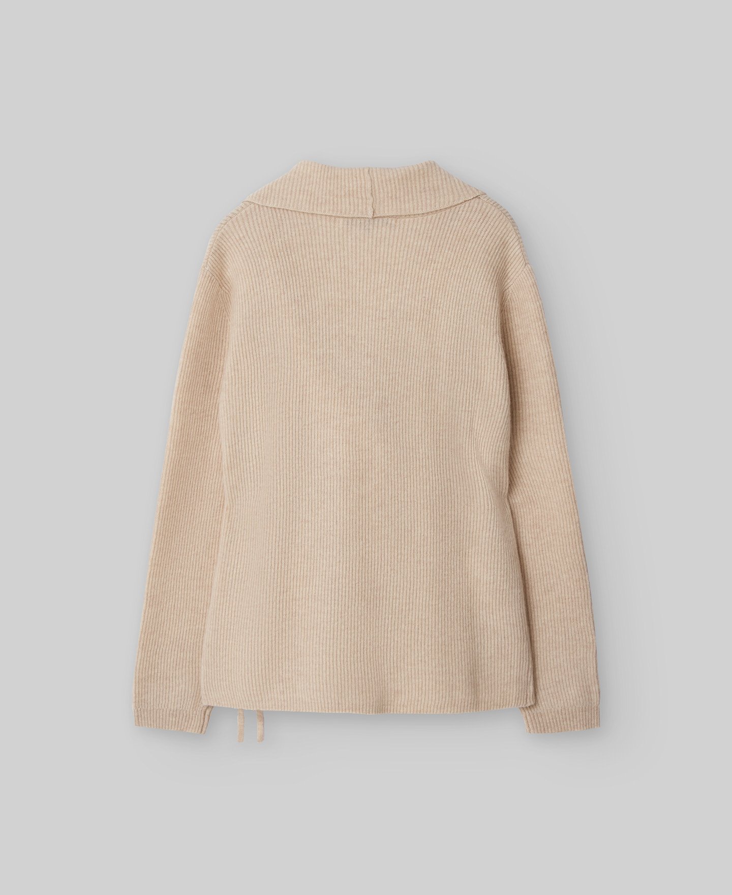 Chaqueta punto cuello envolvente mujer image number 5