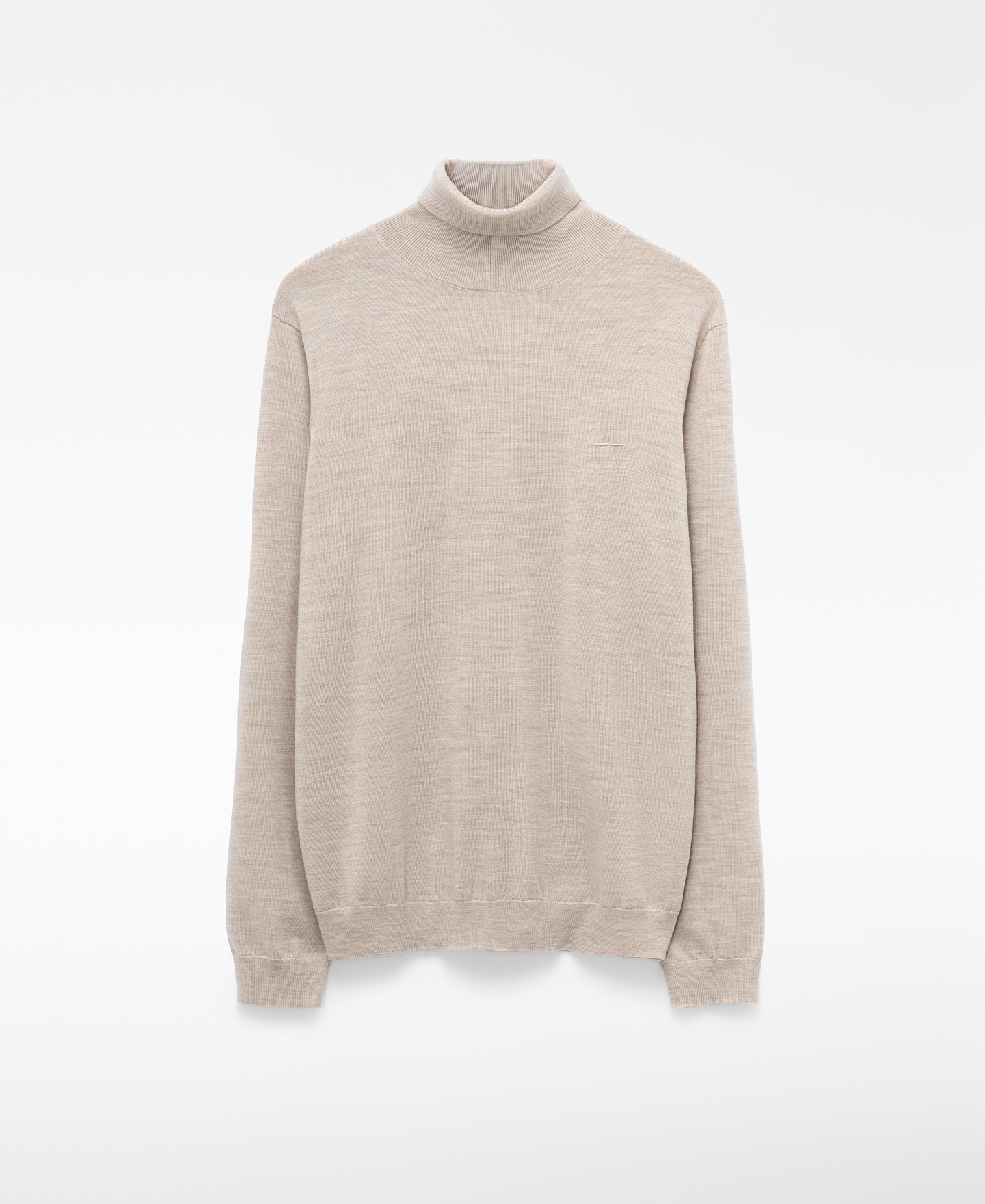 Jersey cuello cisne lana merino image number 0