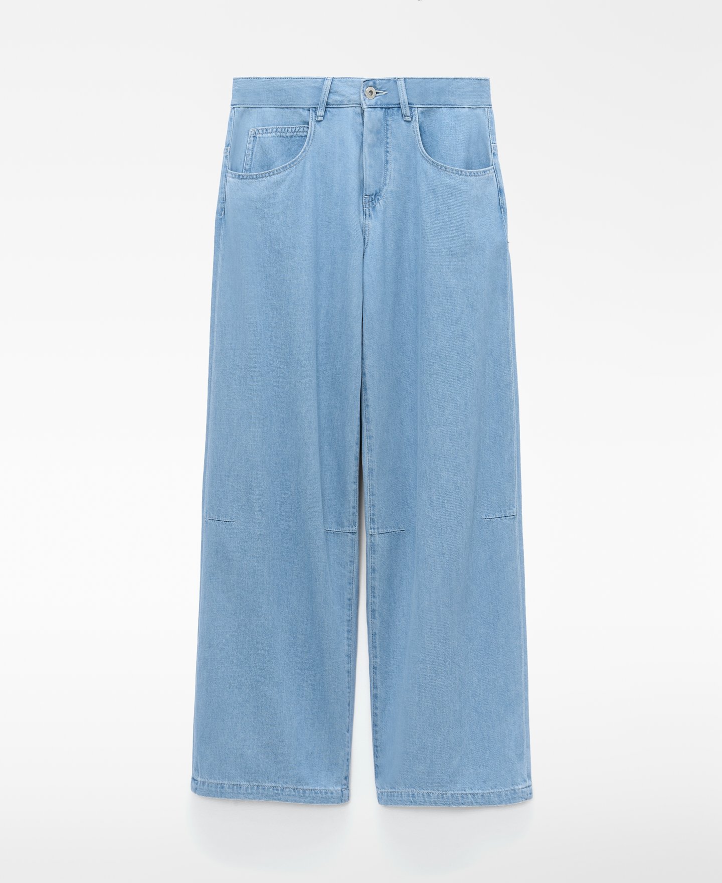 Pantal&oacute;n oversize denim algod&oacute;n image number 4
