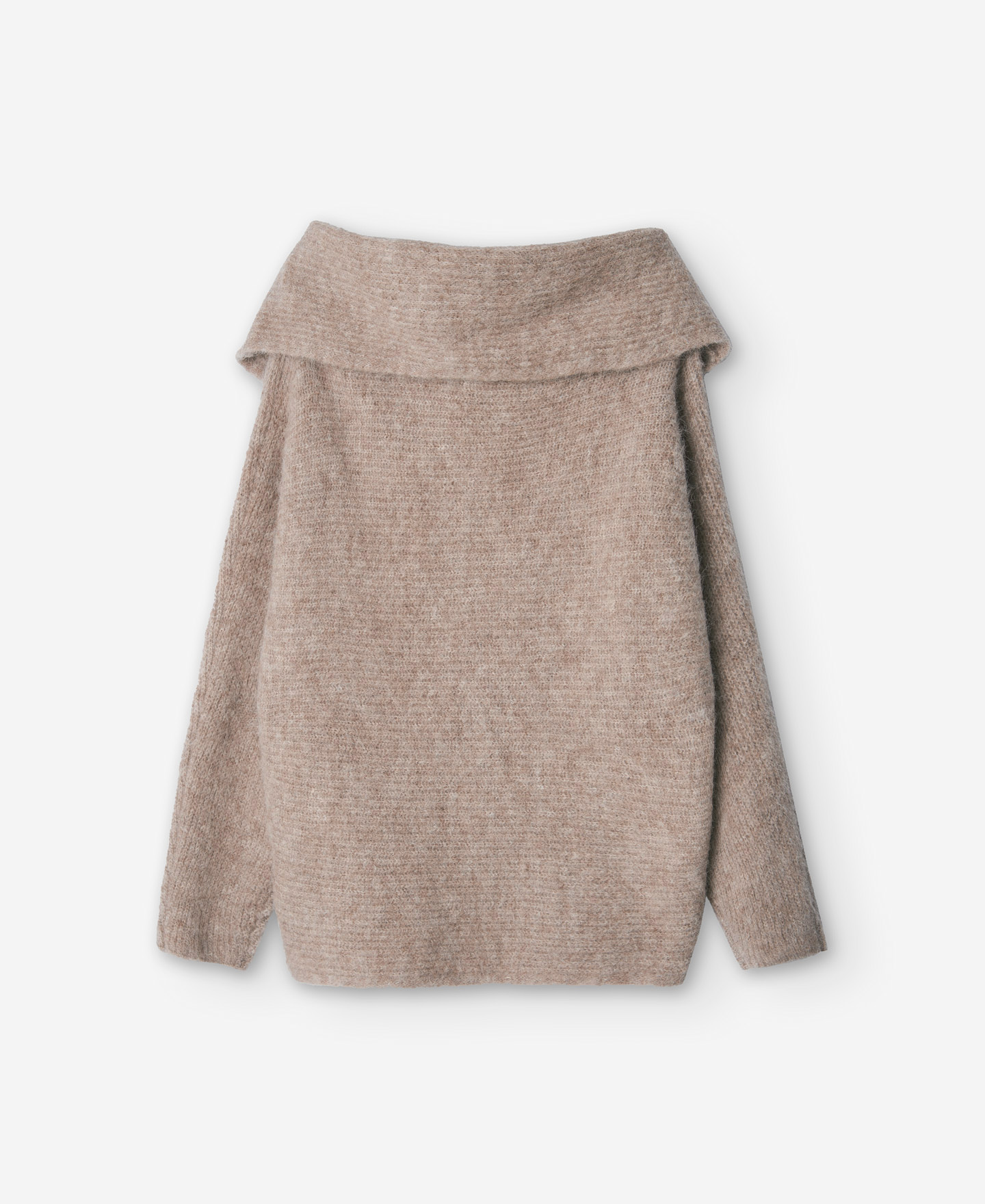 Knitted sweater in alpaca fabric image number 5