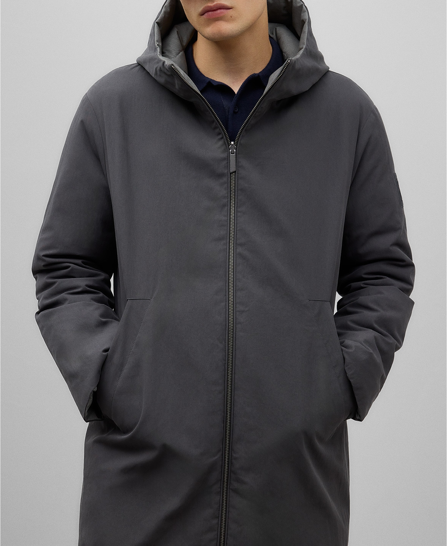 Reversible padded jacket man image number 4