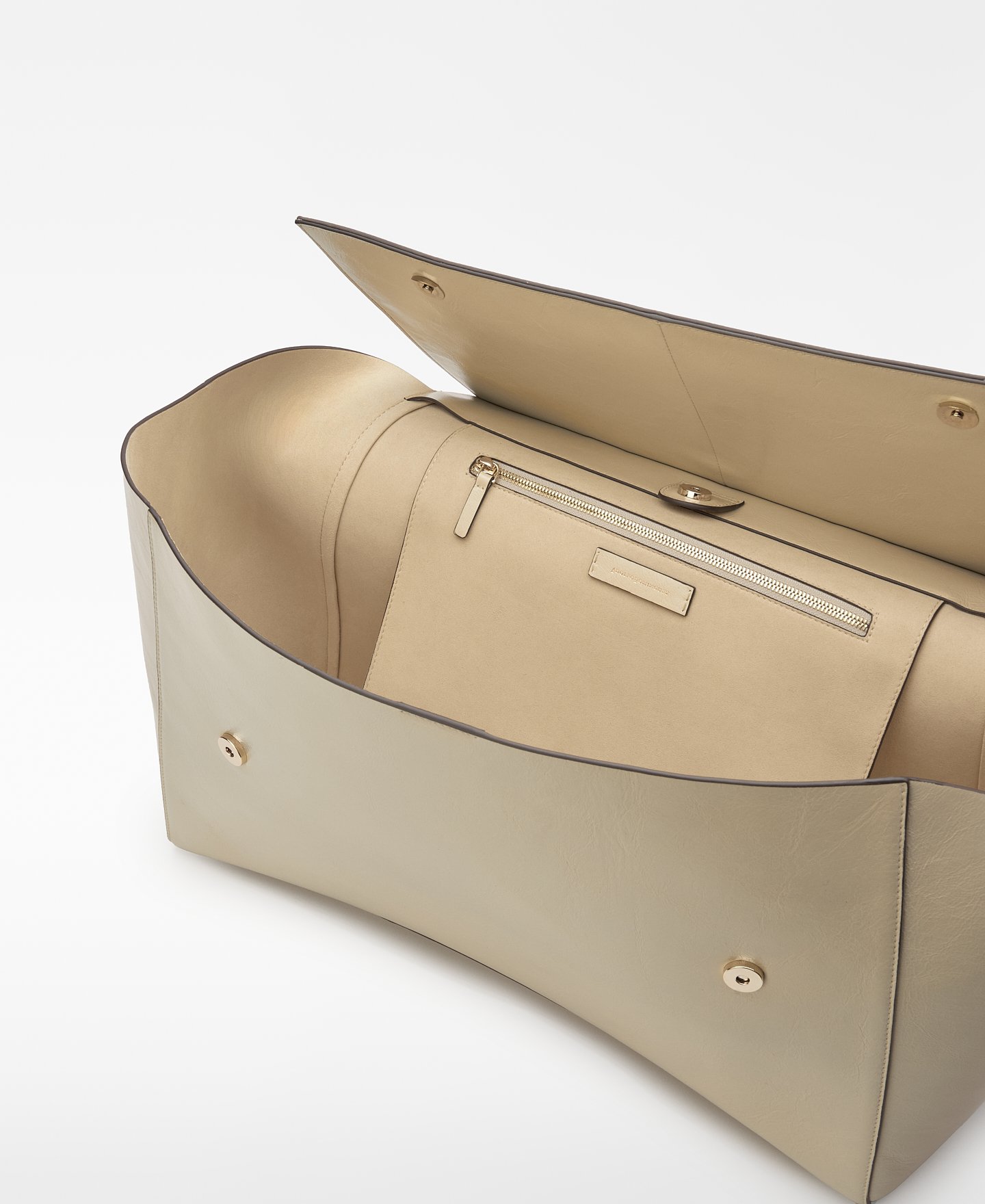 Zenit Lab (03) leather maxi bag image number 3