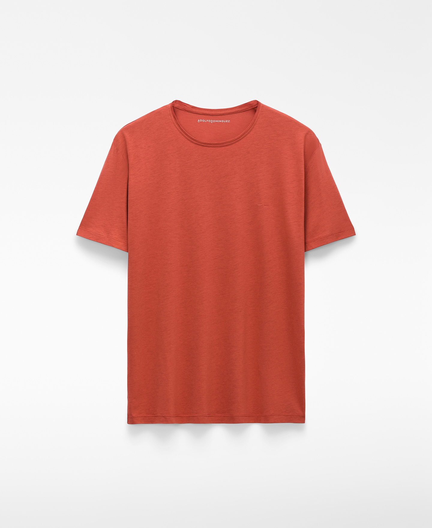 T-Shirt mit normaler Passform aus Lyocell und Baumwolle image number 4