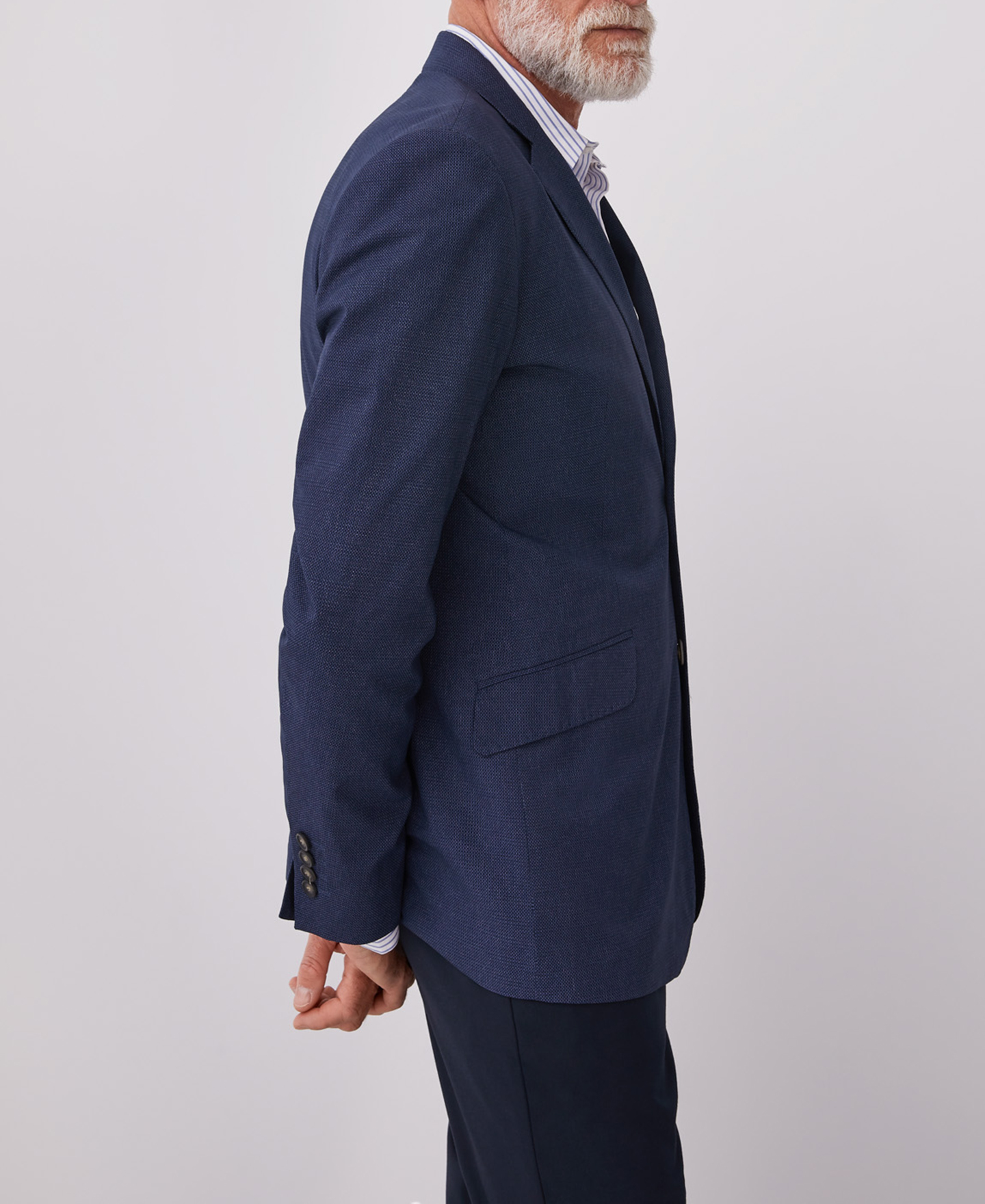 Jacket with pique print image number 3