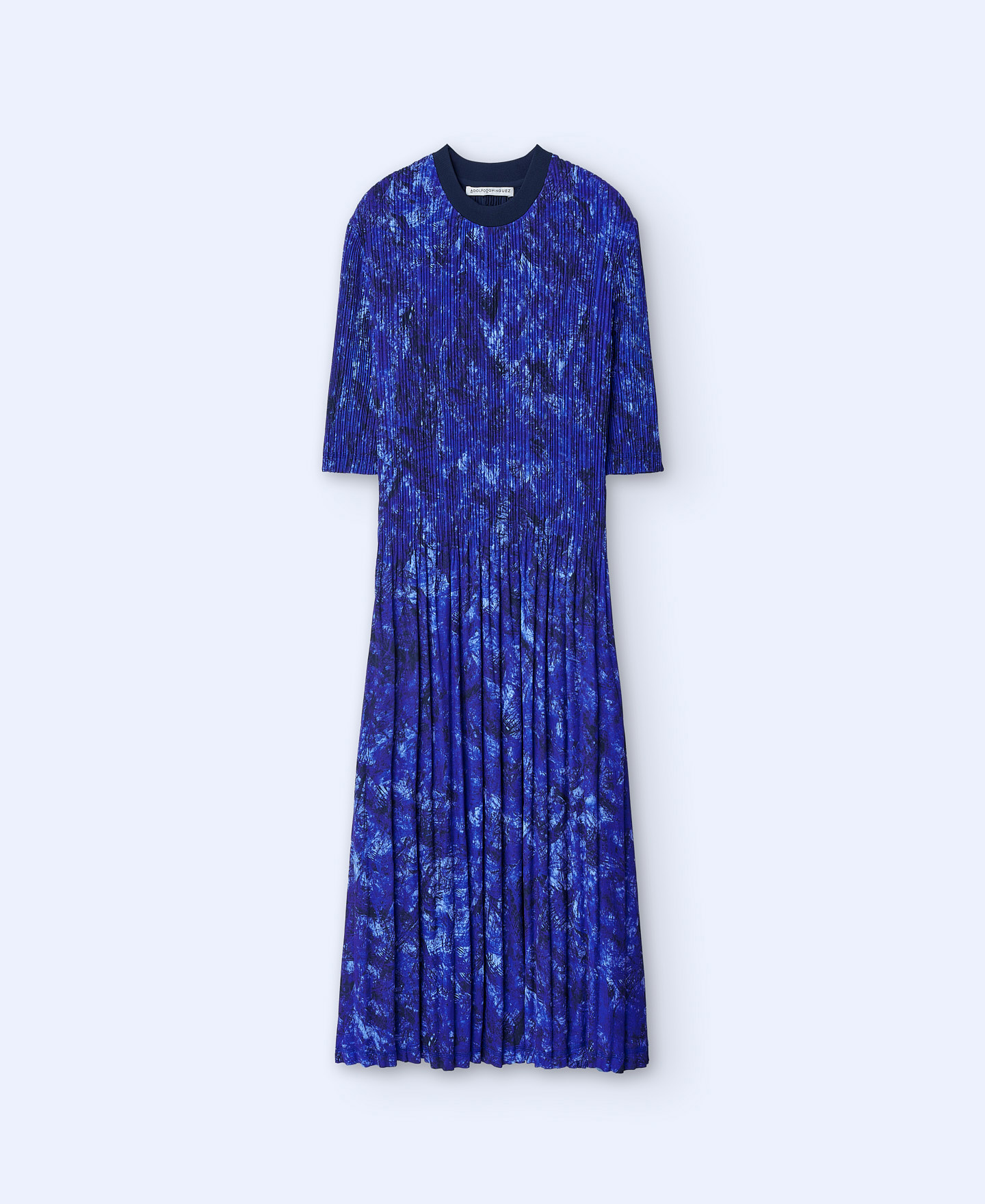 Printed crinkle dress image number 6