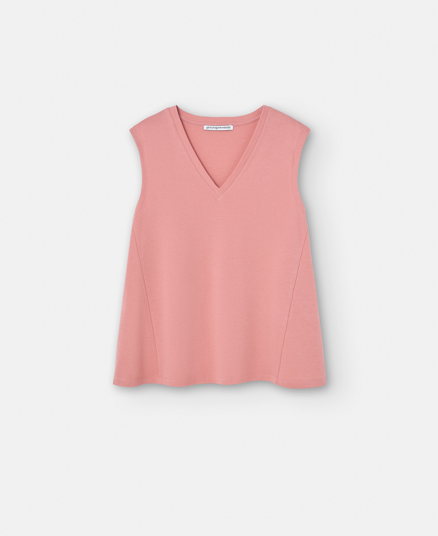 Armhole sleeve mercerised cotton T-shirt image number 4