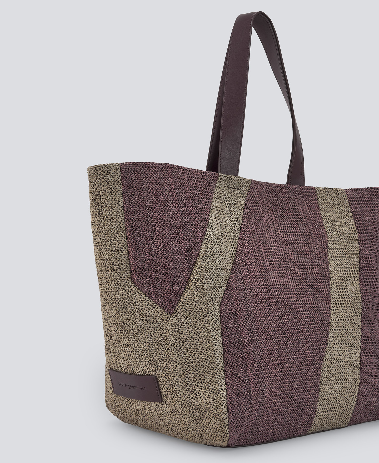 Braided patchwork maxi shopper woman image number 3