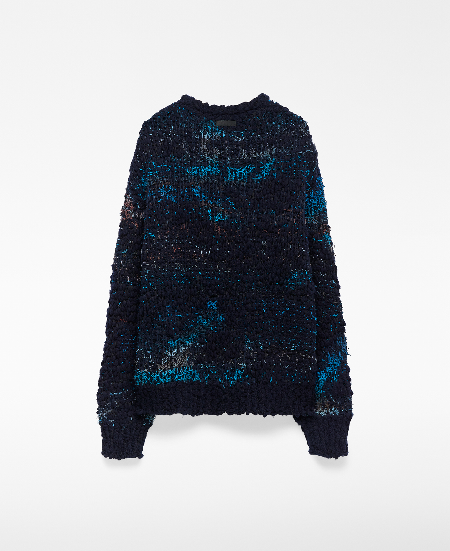 Jersey punto jacquard textura hombre image number 4