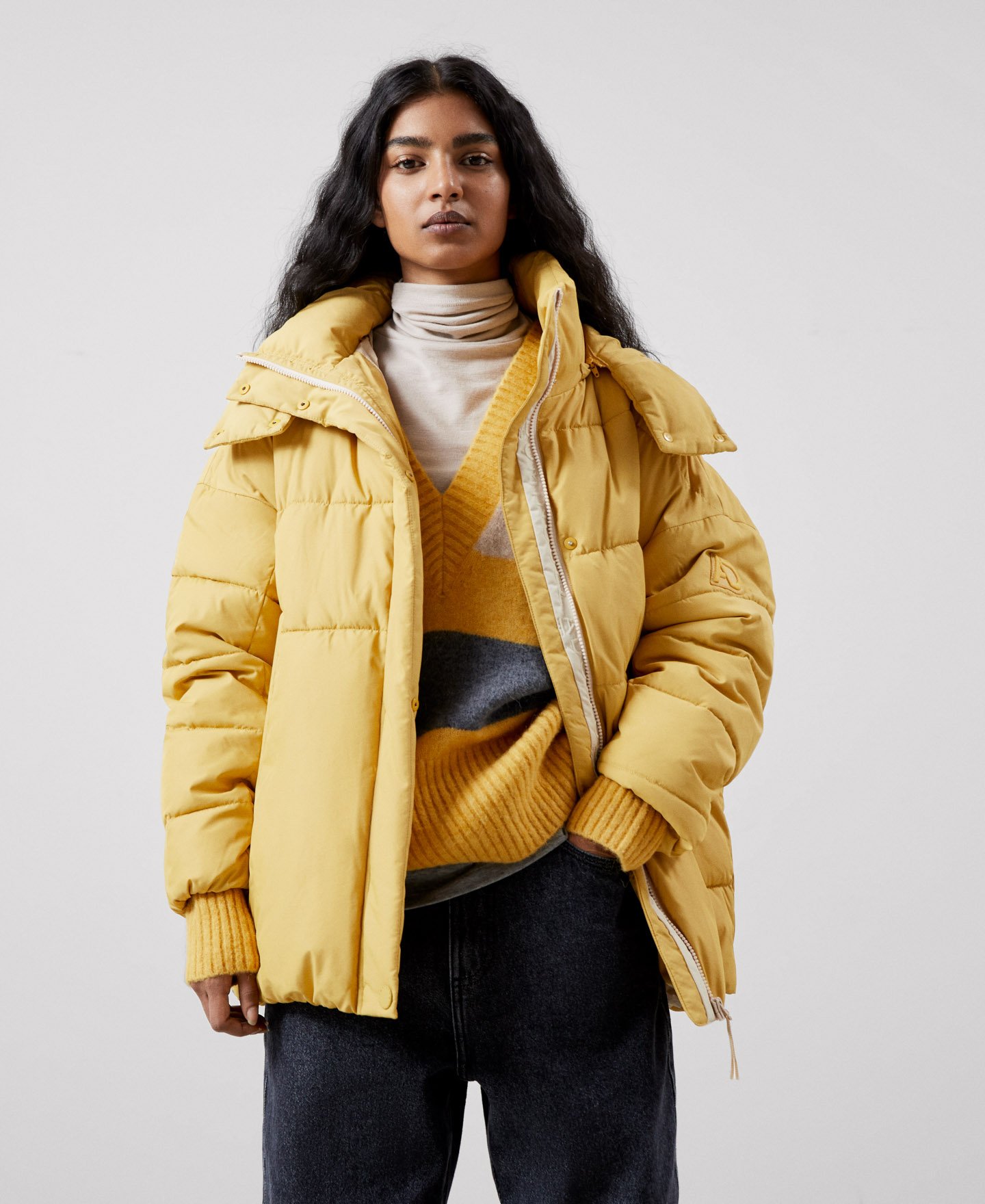 Detachable hooded padded jacket image number 0