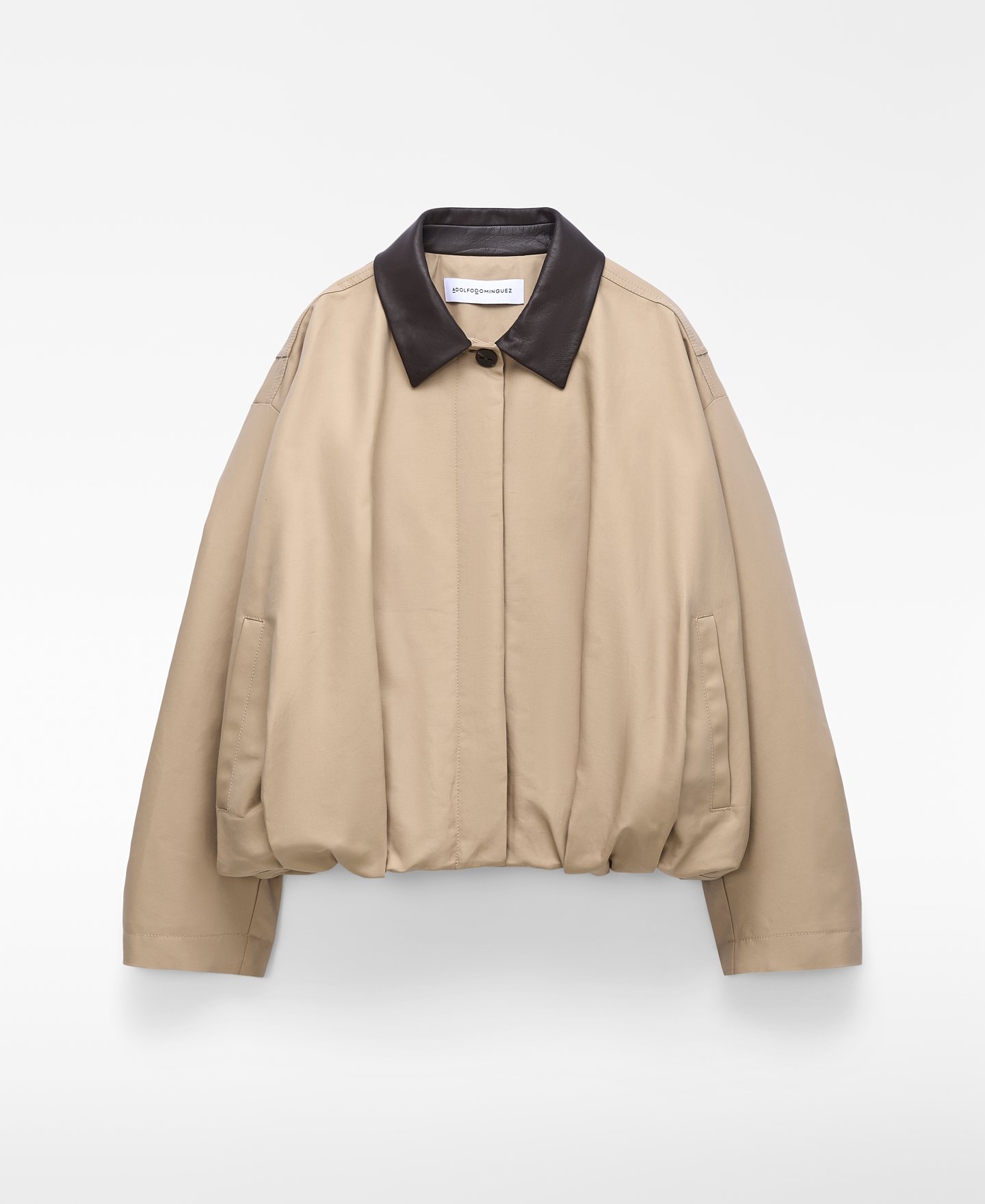 Chaqueta boxy acolchada algod&oacute;n image number 4