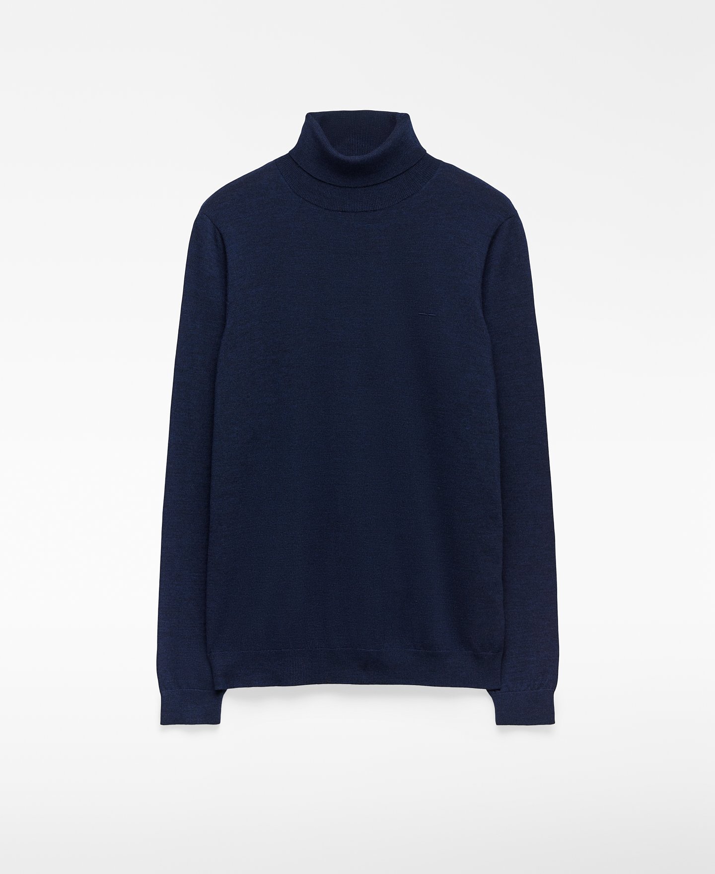 Merino wool turtleneck sweater man image number 0