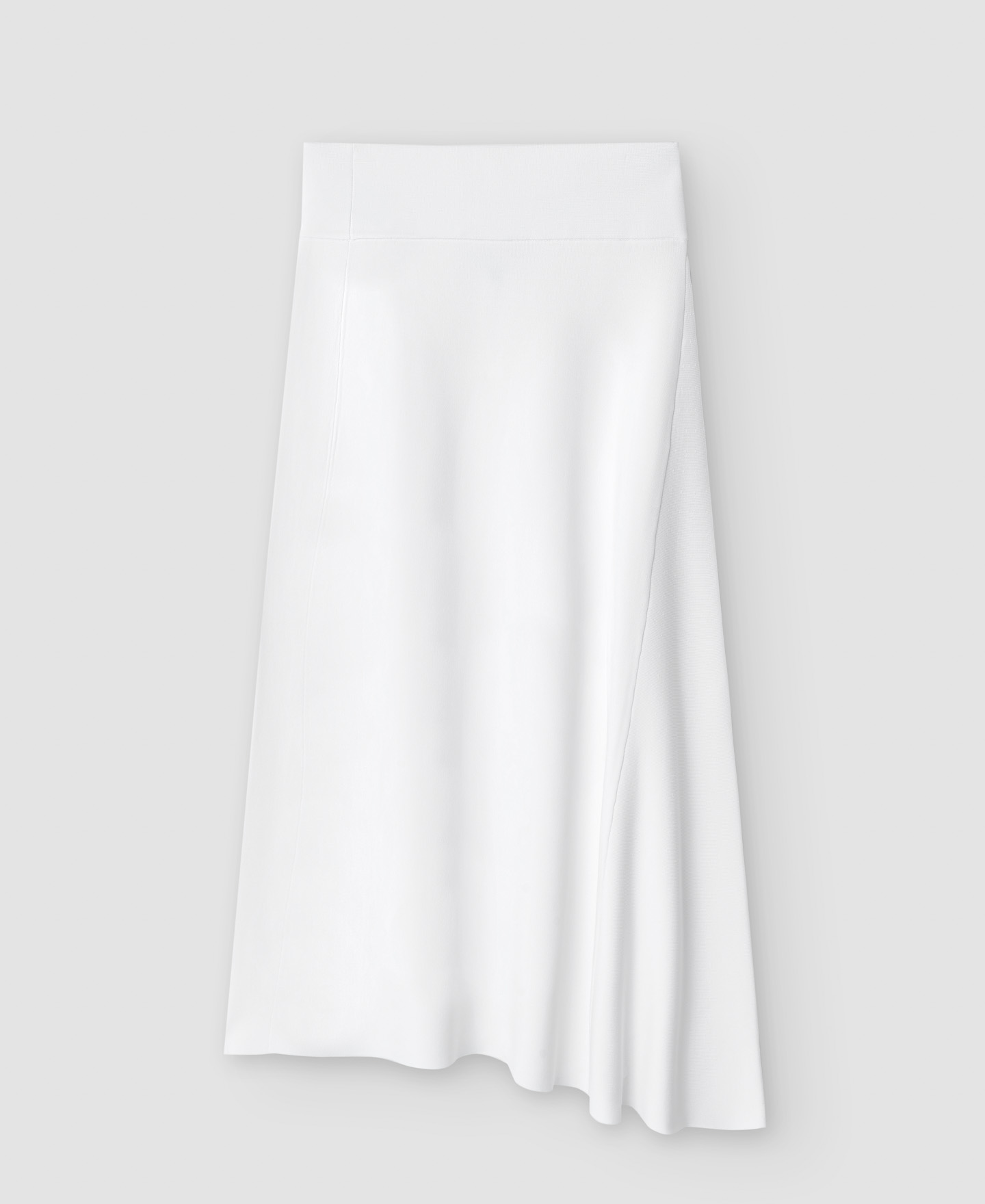 Side godet knit skirt image number 4