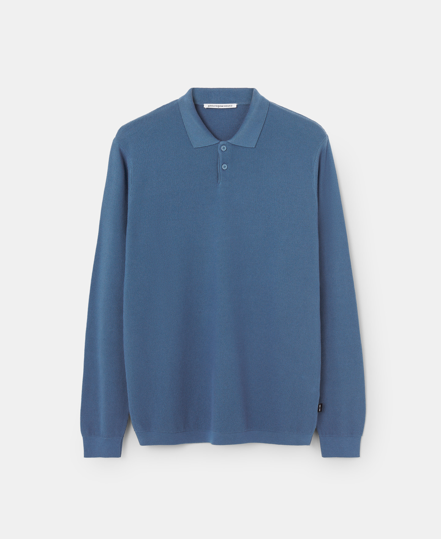Green cotton polo shirt image number 4
