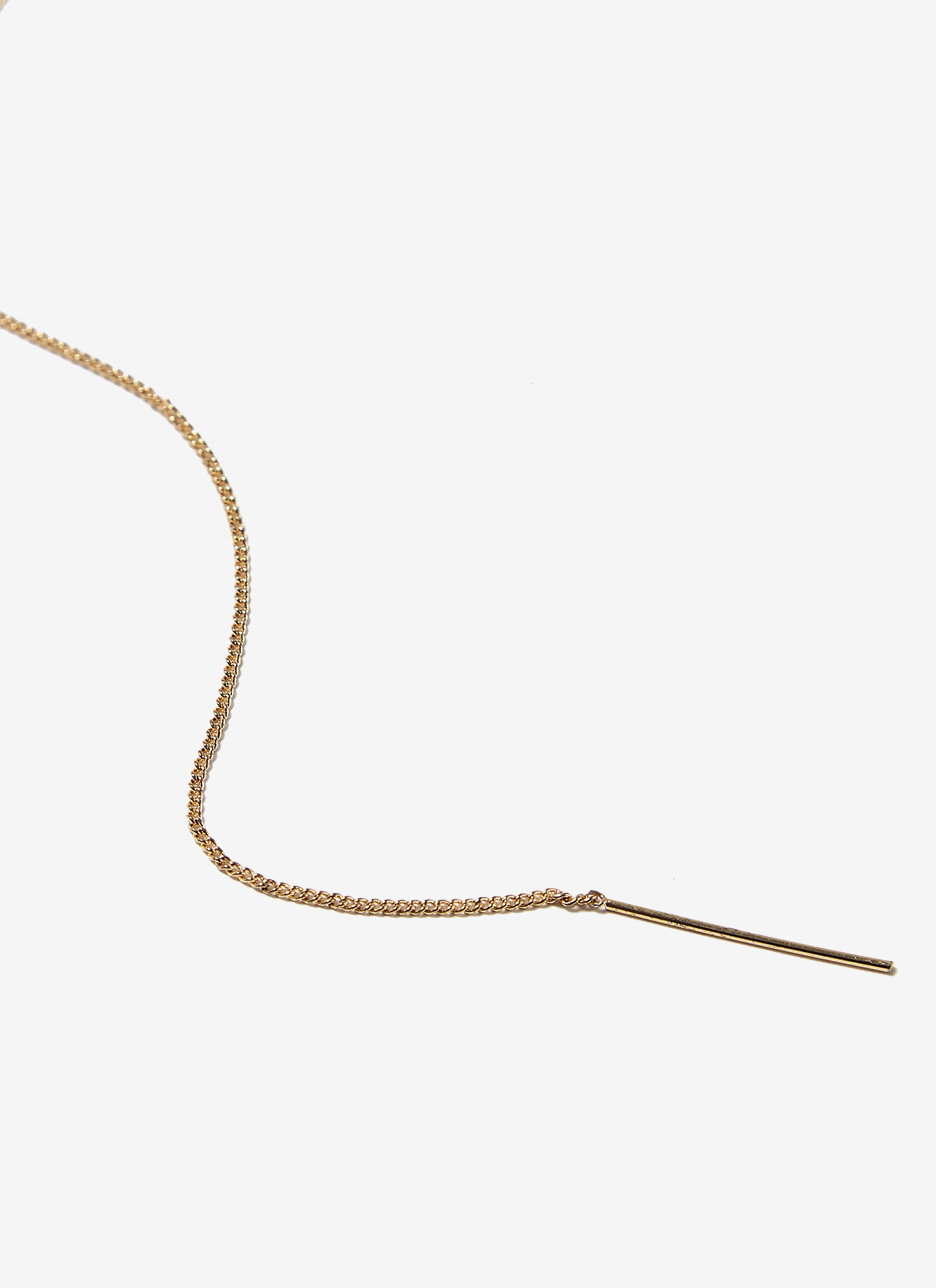 Thin chain long piercing image number 1