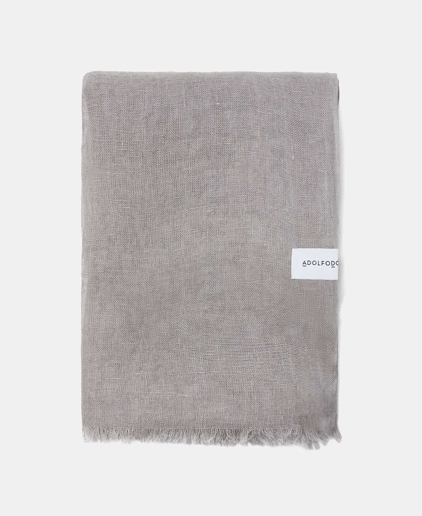 Plain linen foulard image number 0