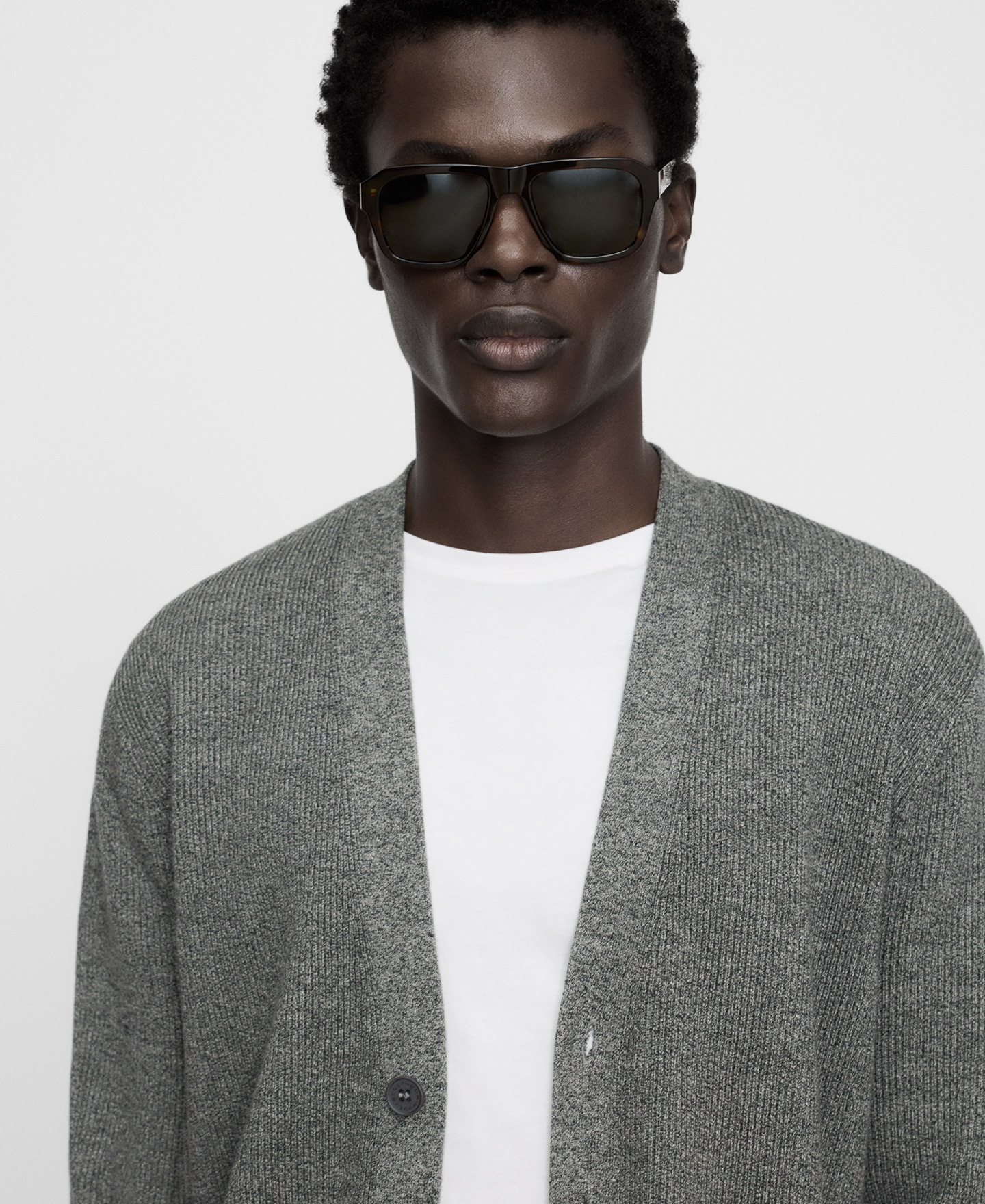 Organic cotton ribbed sweater image number 3