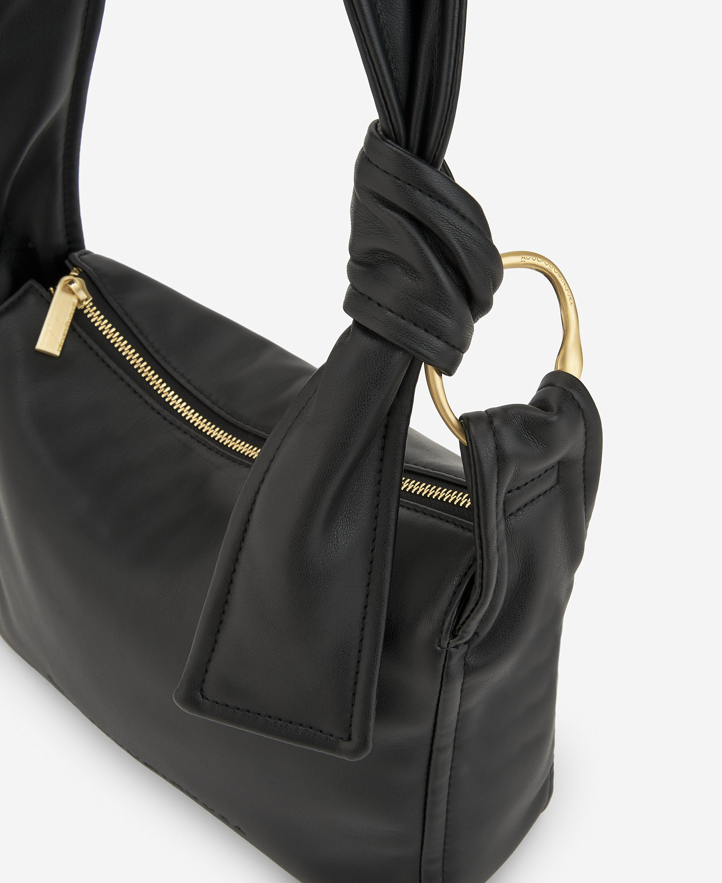 Nappa textured shoulder bag for women image number 2