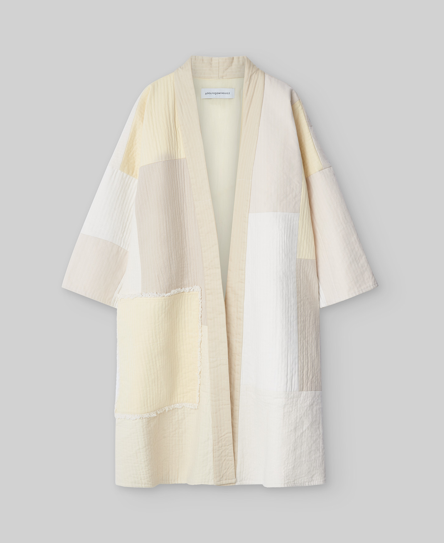 Cotton patchwork jacket woman image number 6