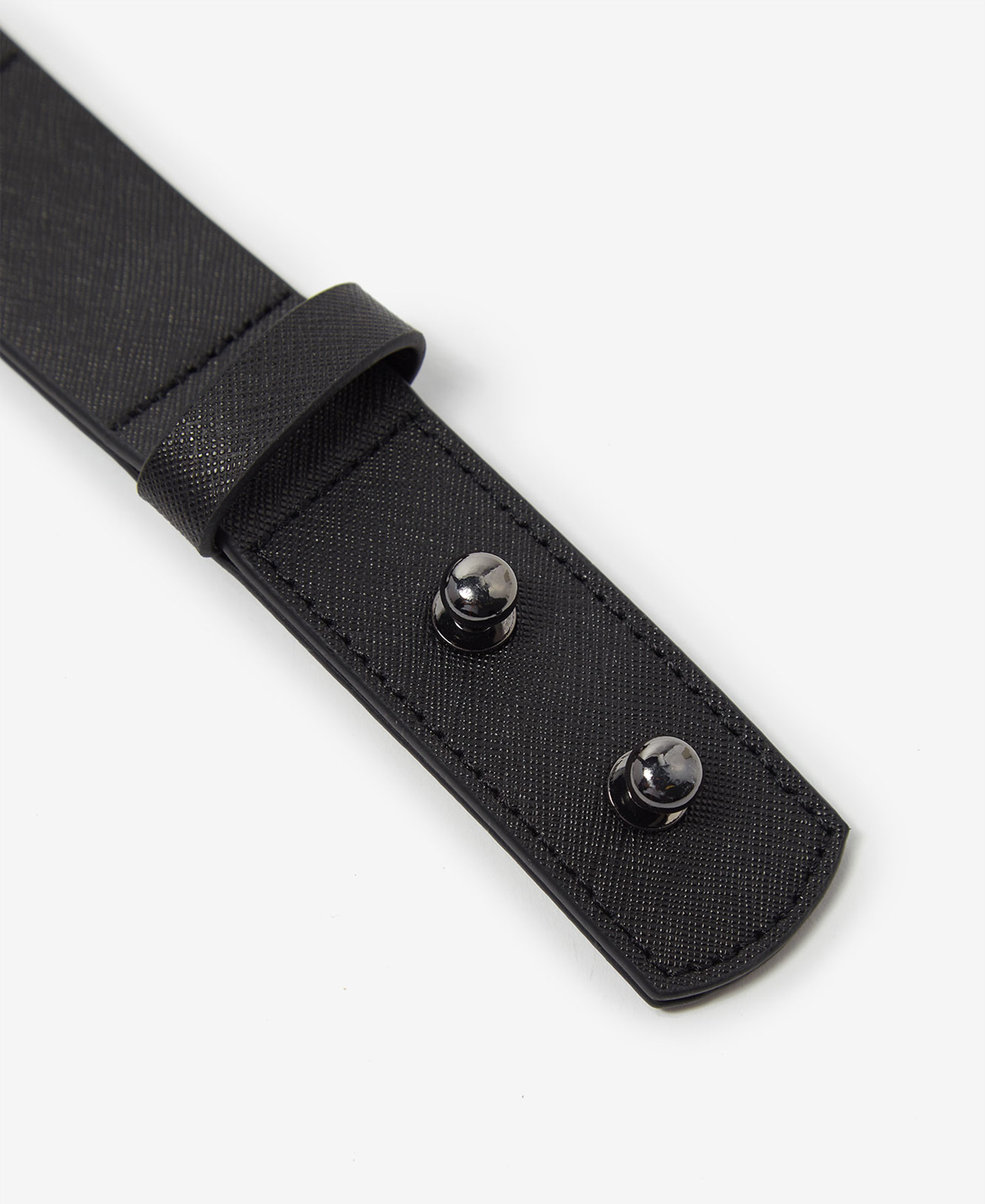 Leather belt with no buckle image number 1
