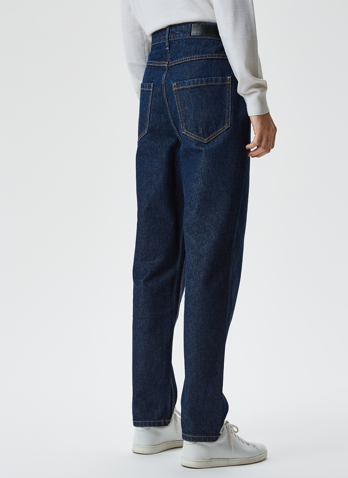 Denim índigo de cinco bolsillos image number 0