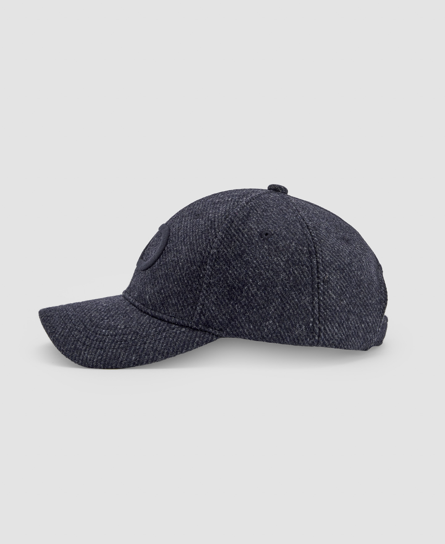 Wool fabric baseball cap image number 1