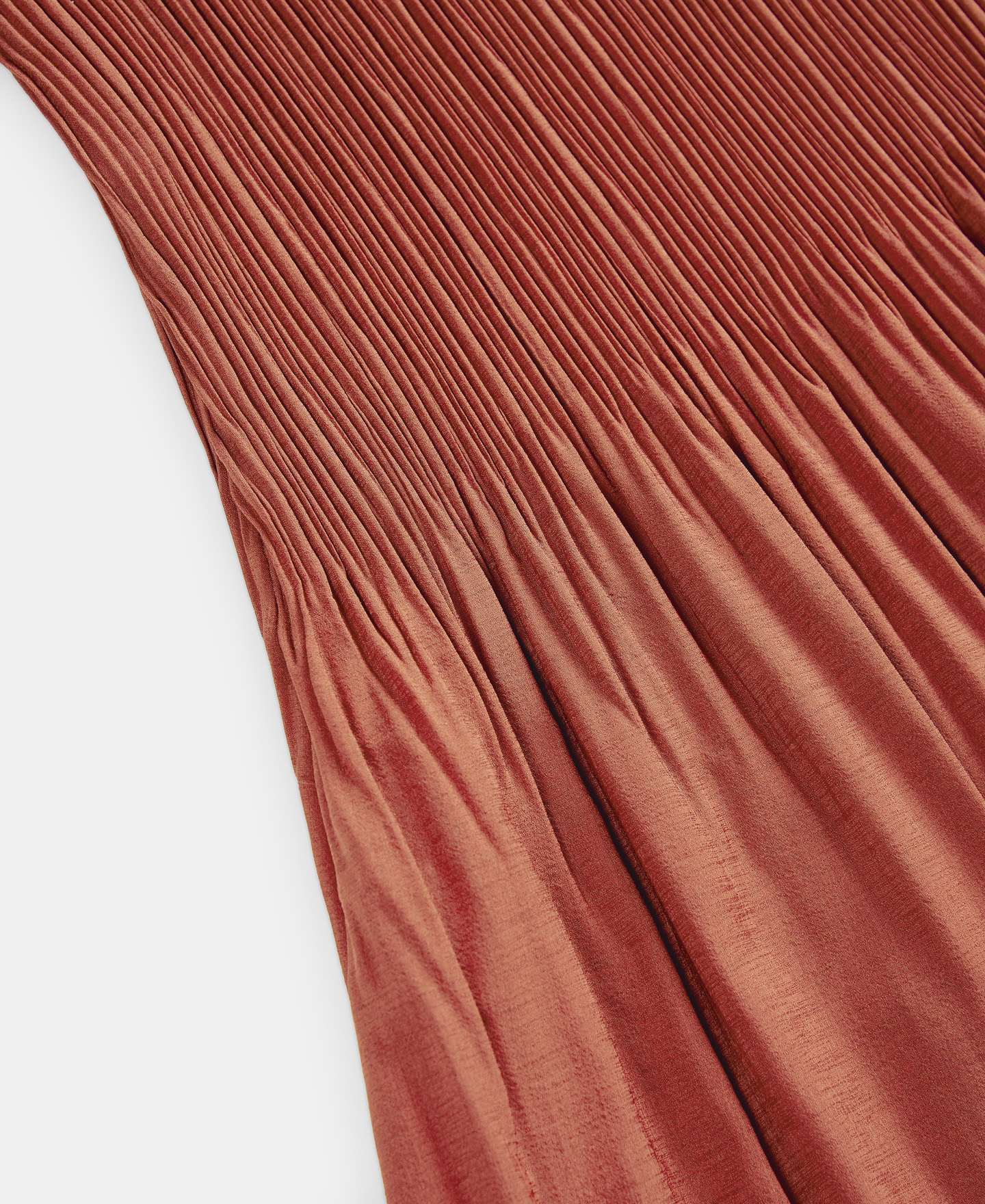 Crinkle midi dress with crew neckline image number 6
