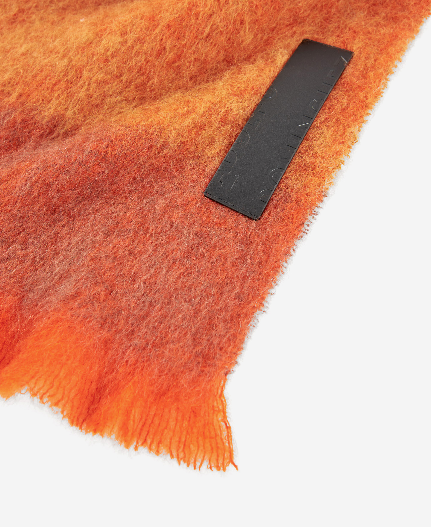 Handmade mohair and wool scarf image number 2