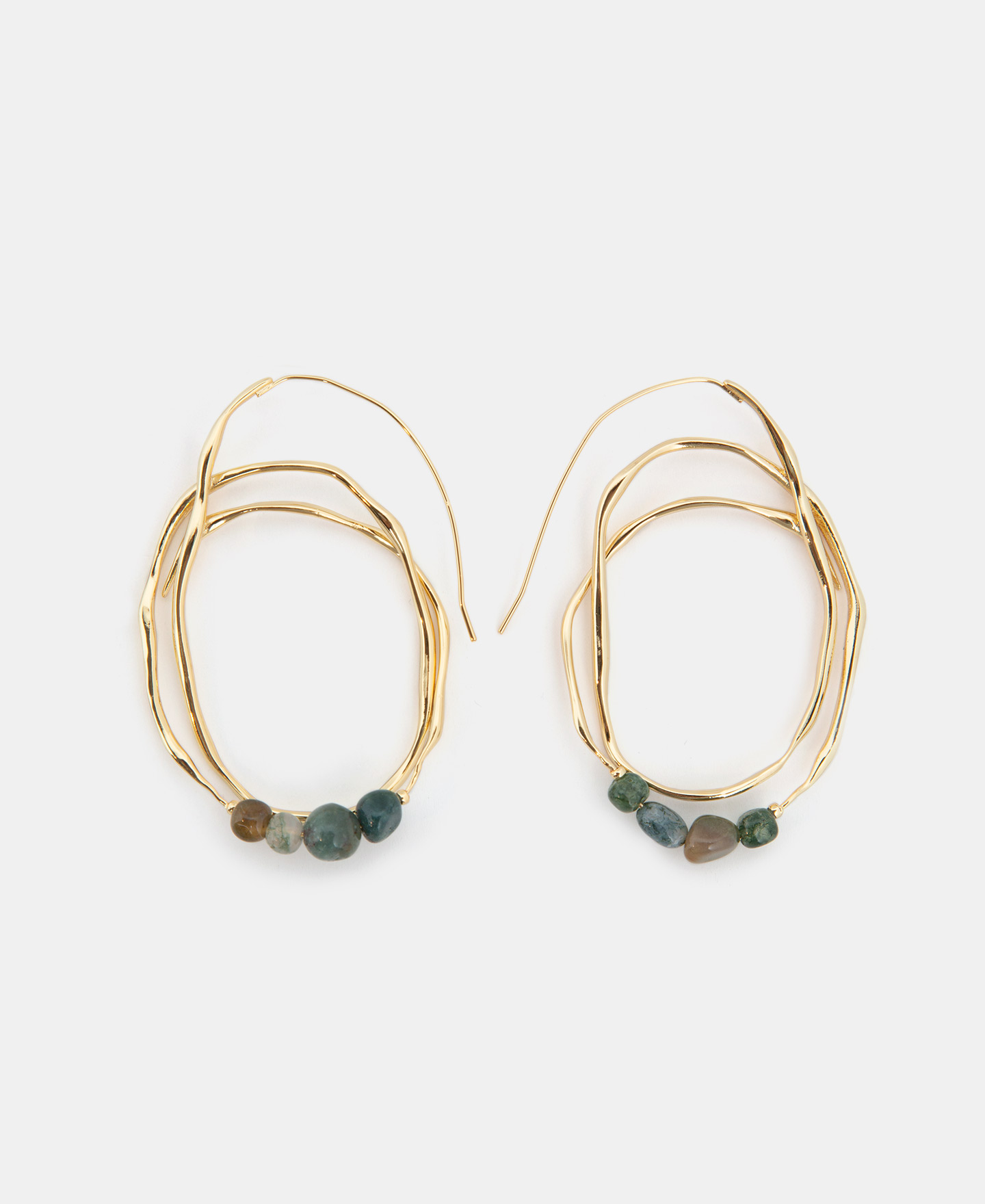 Natural stone earrings image number 0