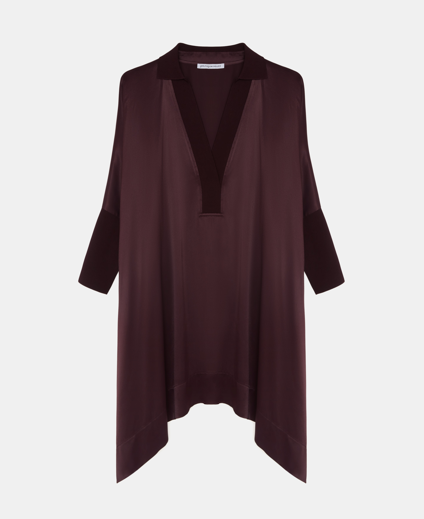 Blouse oversize en viscose image number 4