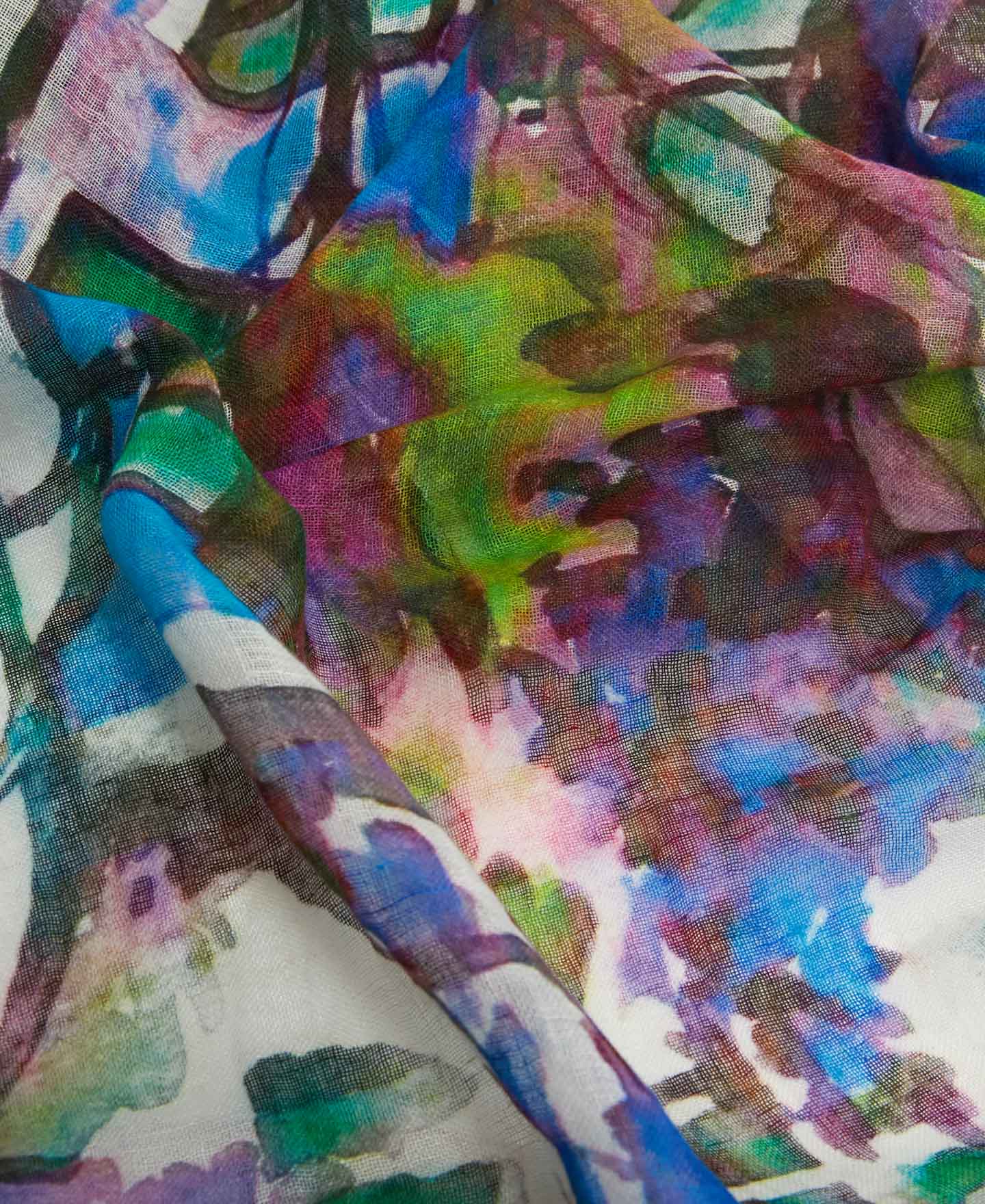 Floral print shawl image number 2