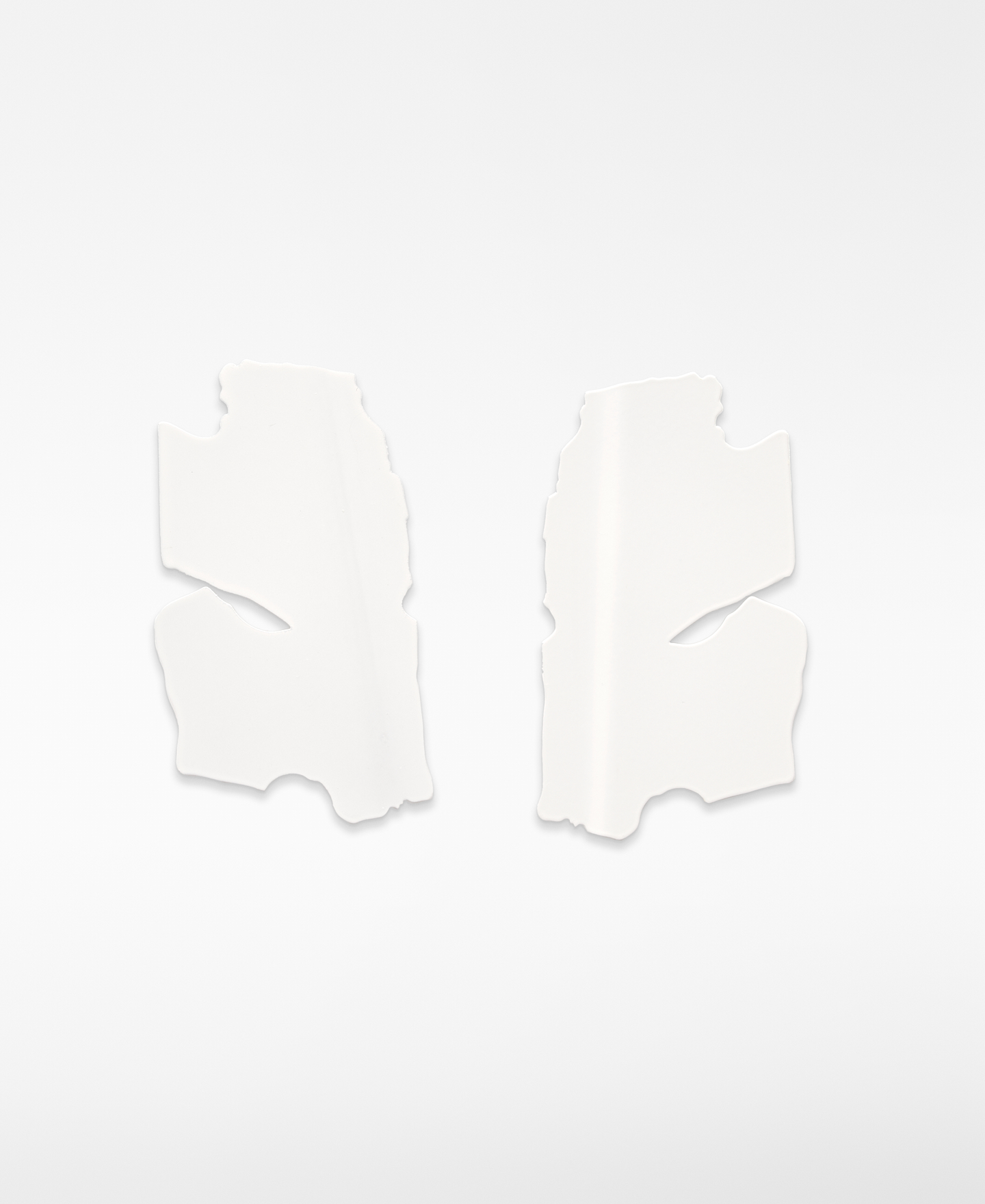 Pendientes lámina metálica lacada mujer image number 0