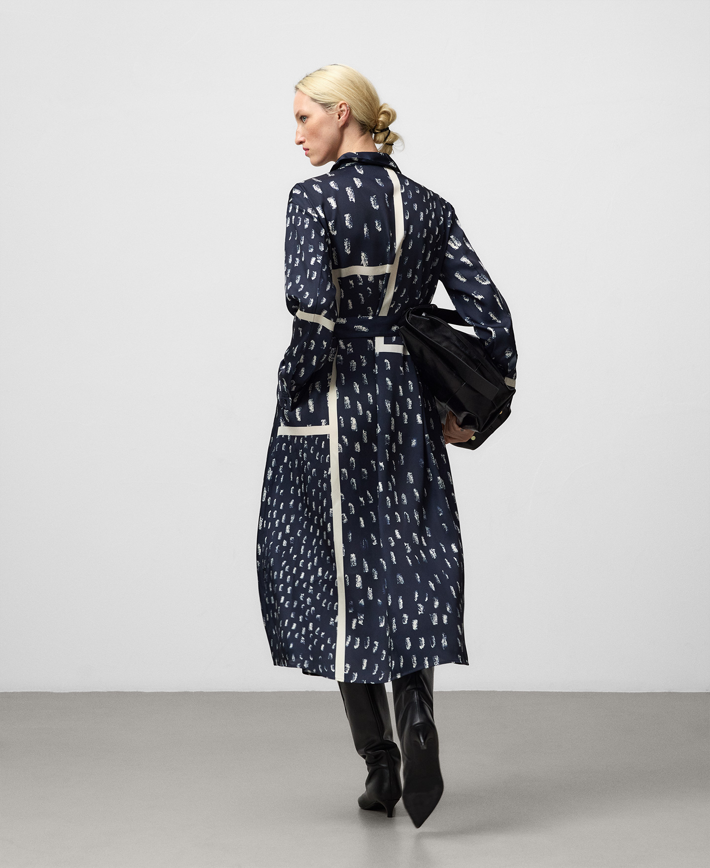 プリントシャツワンピース image number 2