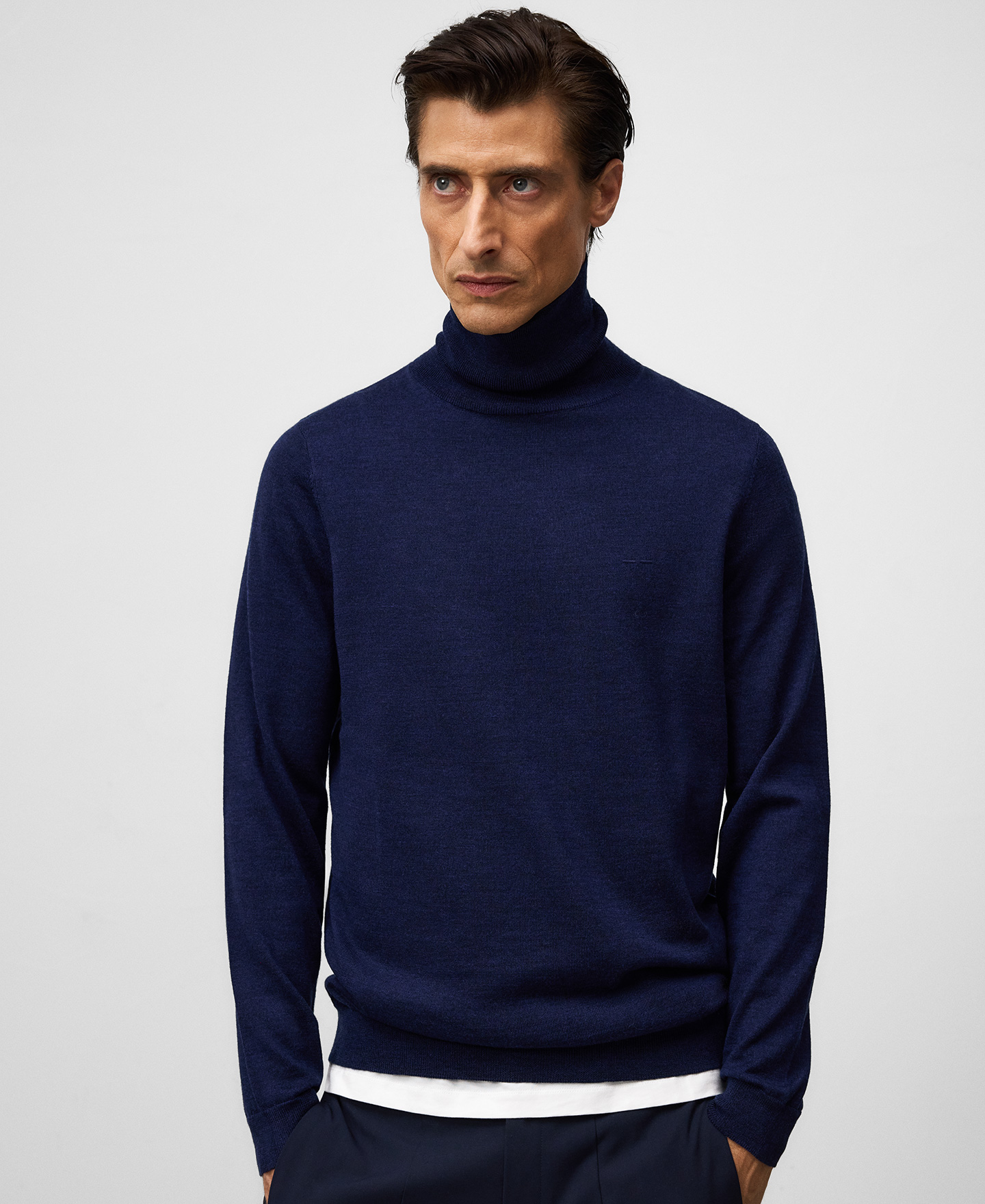 Merinowolle-Pullover mit Rollkragen für Herren image number 0