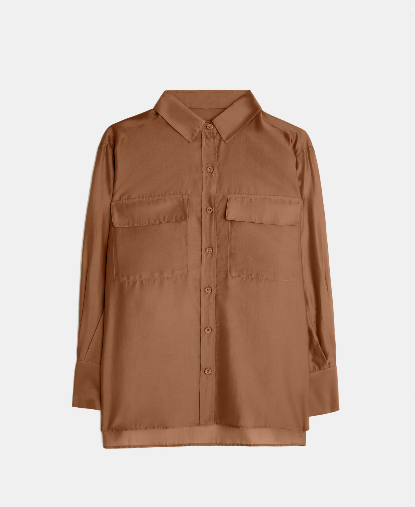 Bat sleeve shirt in lyocell image number 4