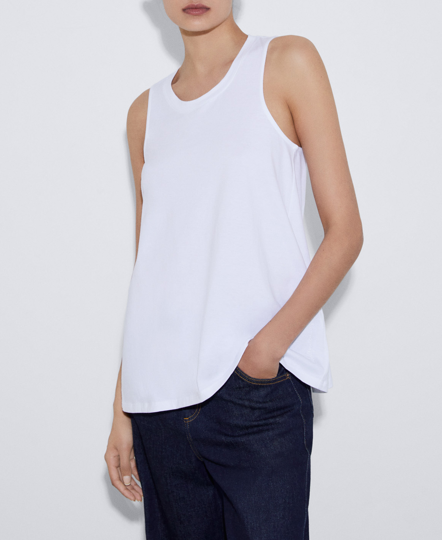 Gathered back t-shirt image number 0