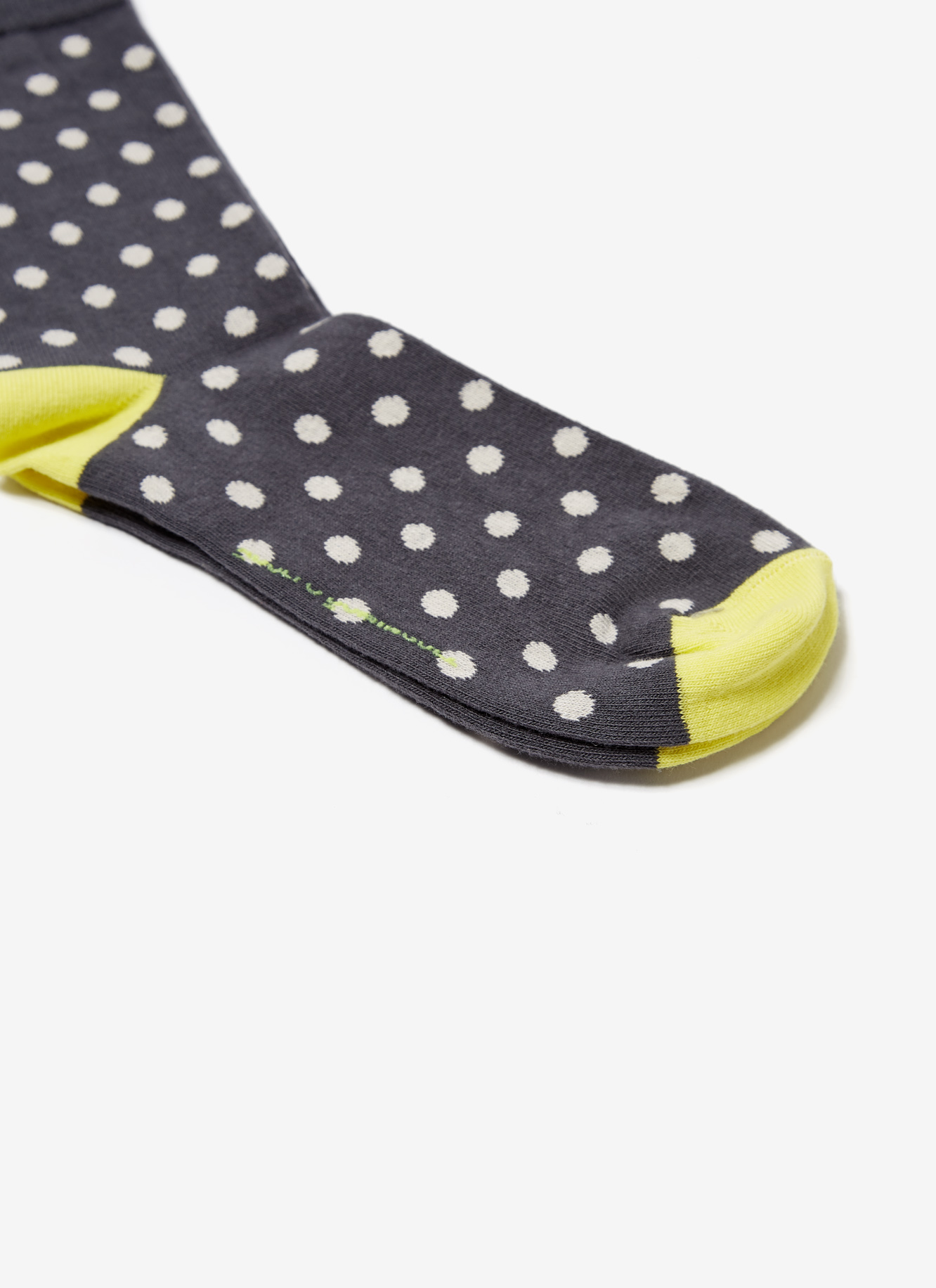 Ankle socks with polka dots image number 1