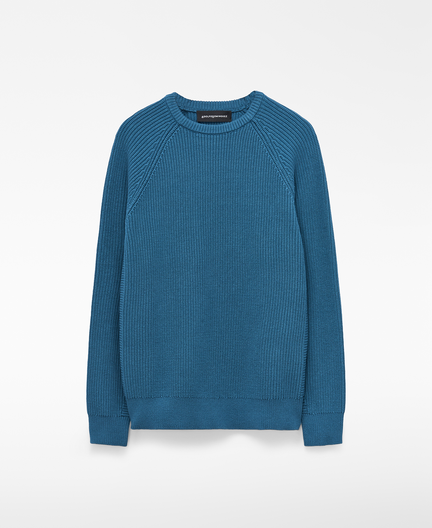 Knit raglan sleeve sweater image number 4