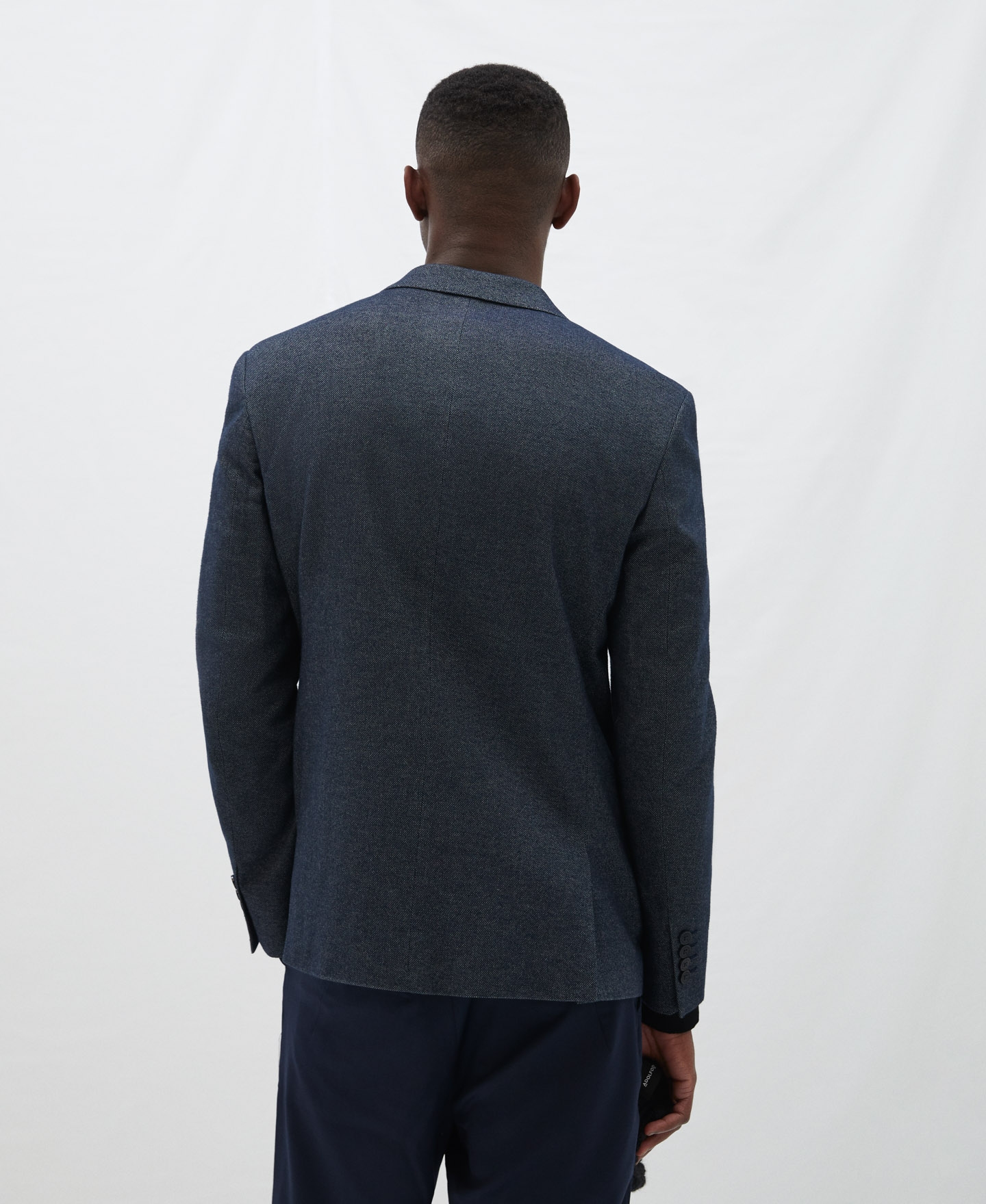 Viscose microdrawing blazer image number 2