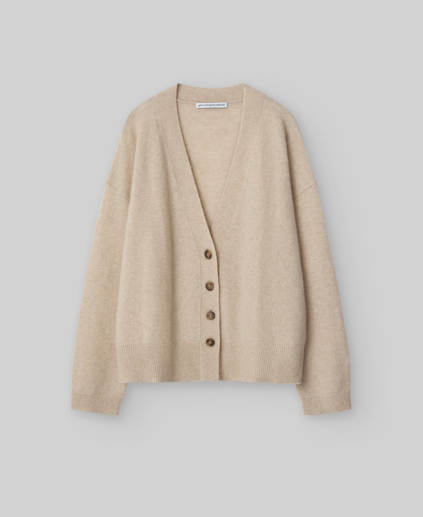 Oversized cashmere cardigan woman image number 0
