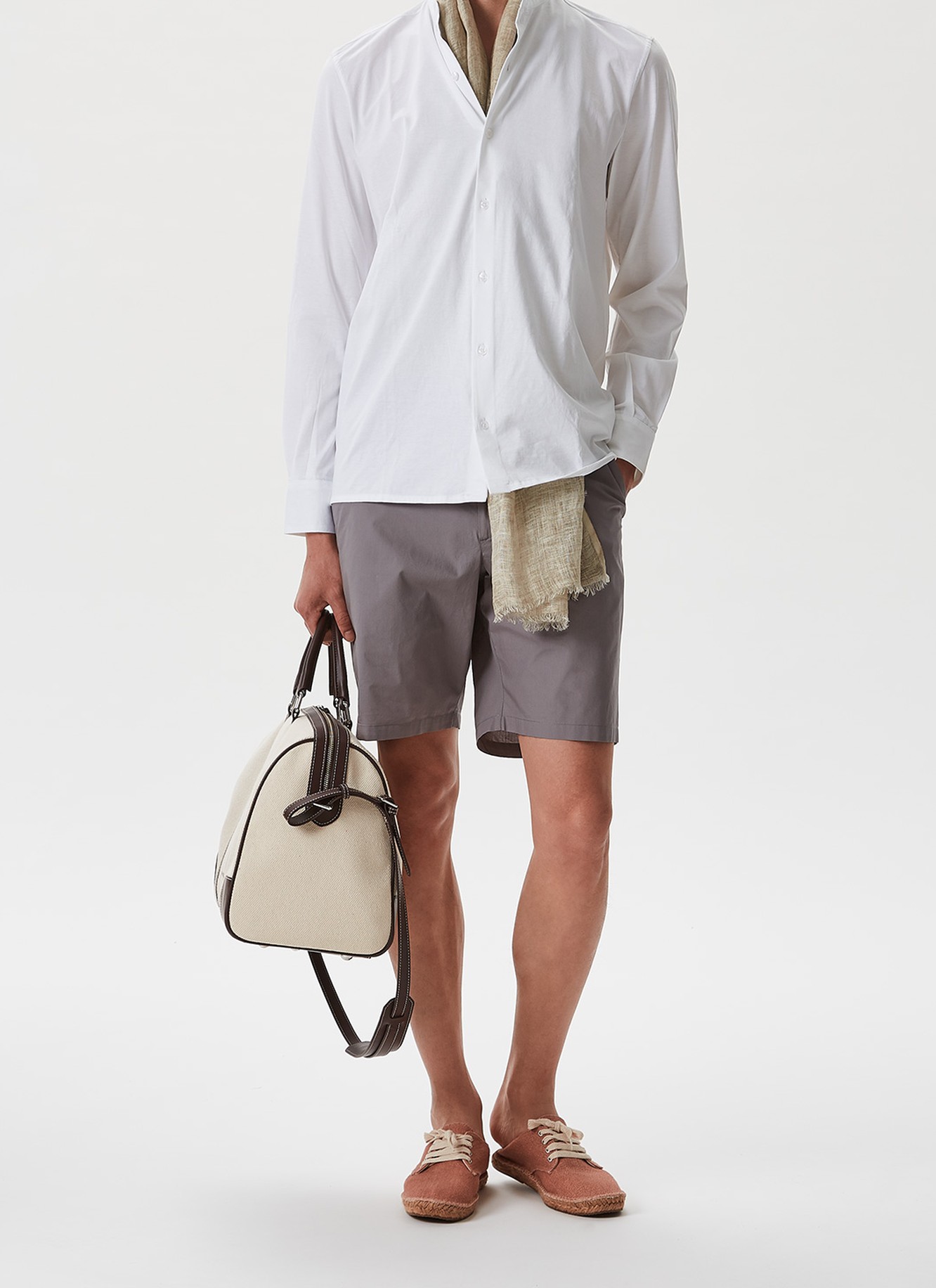 Mercerised cotton shirt image number 0