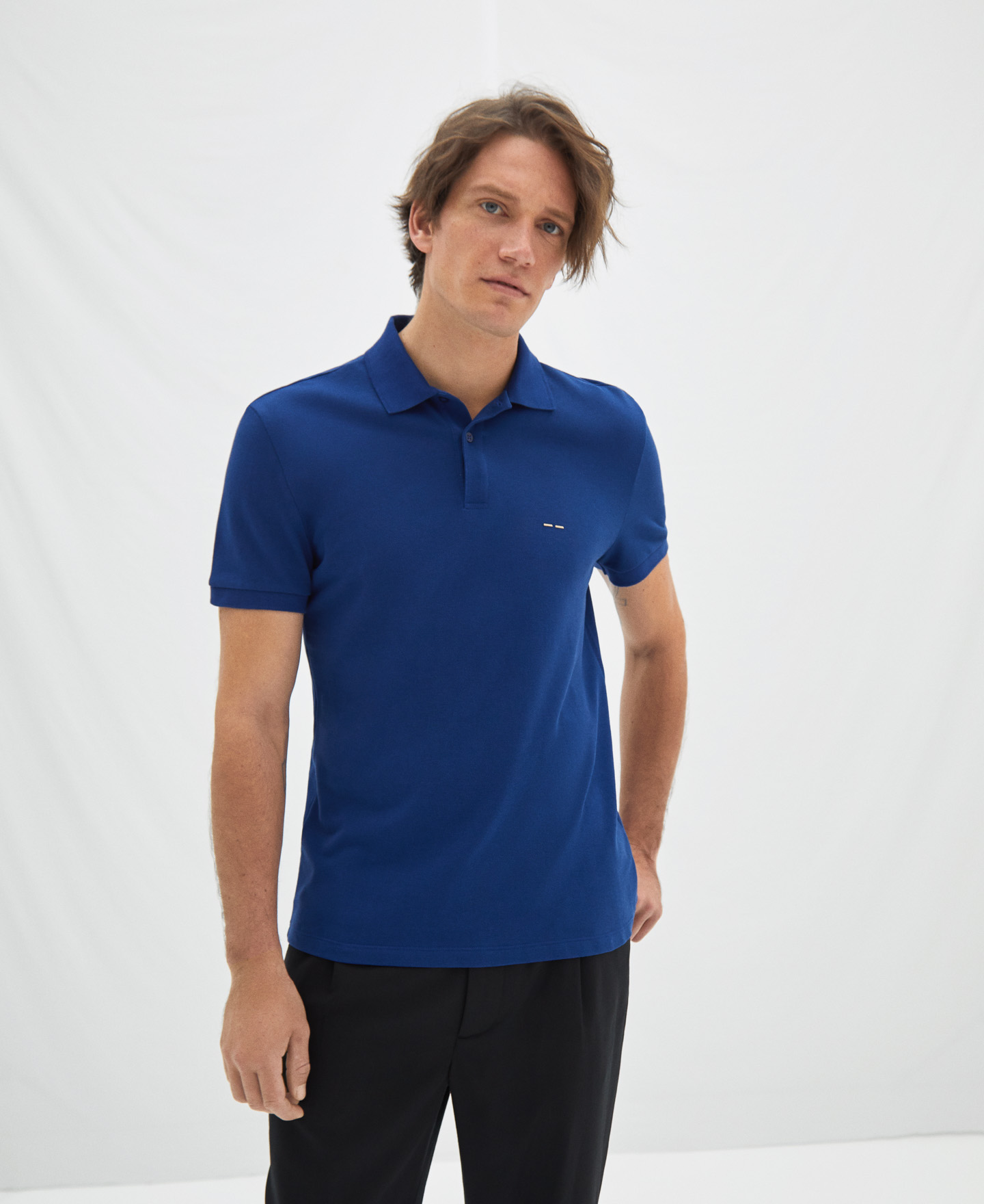 Cotton pique polo shirt image number 0