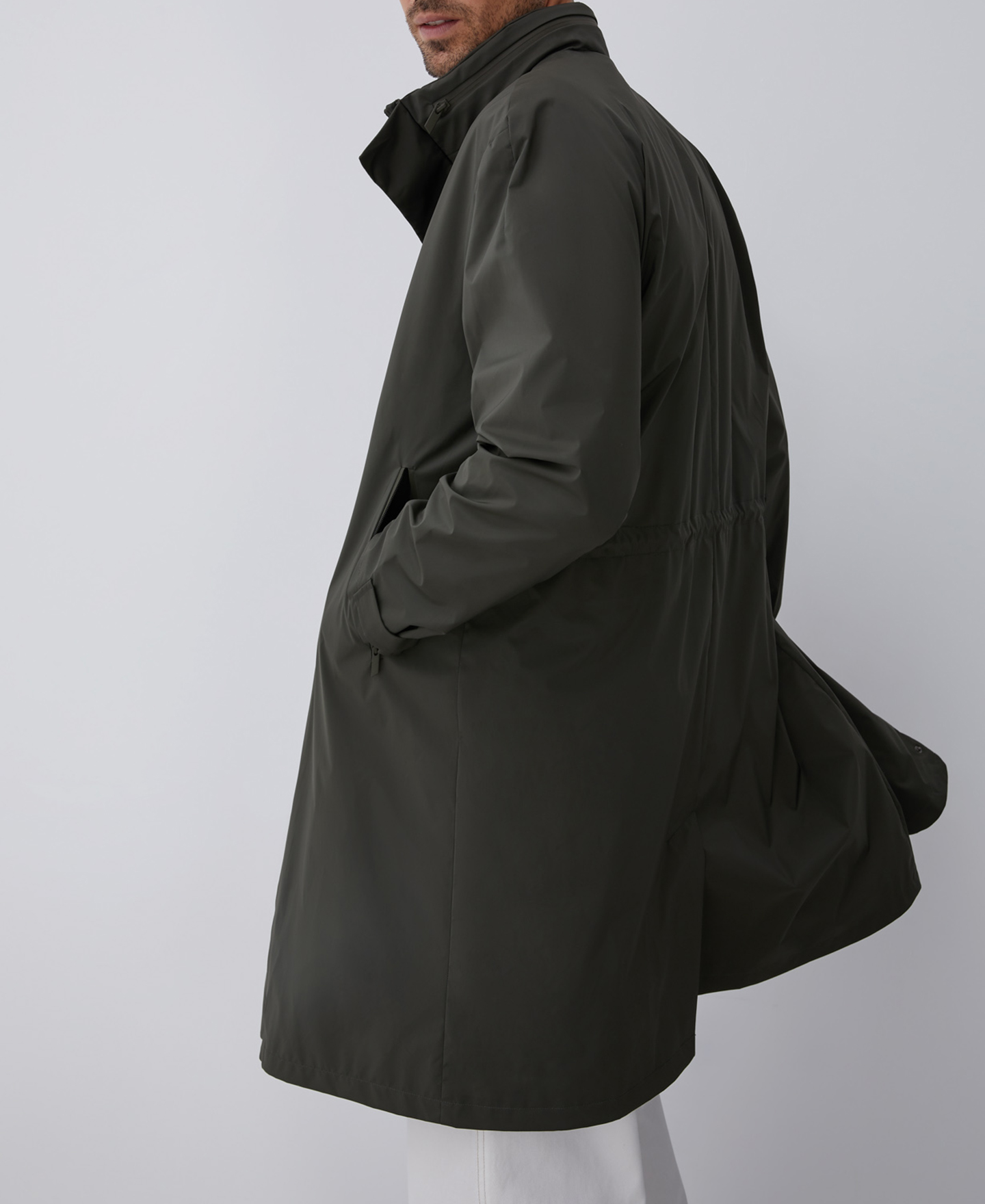 Parka con capucha enfundable image number 4