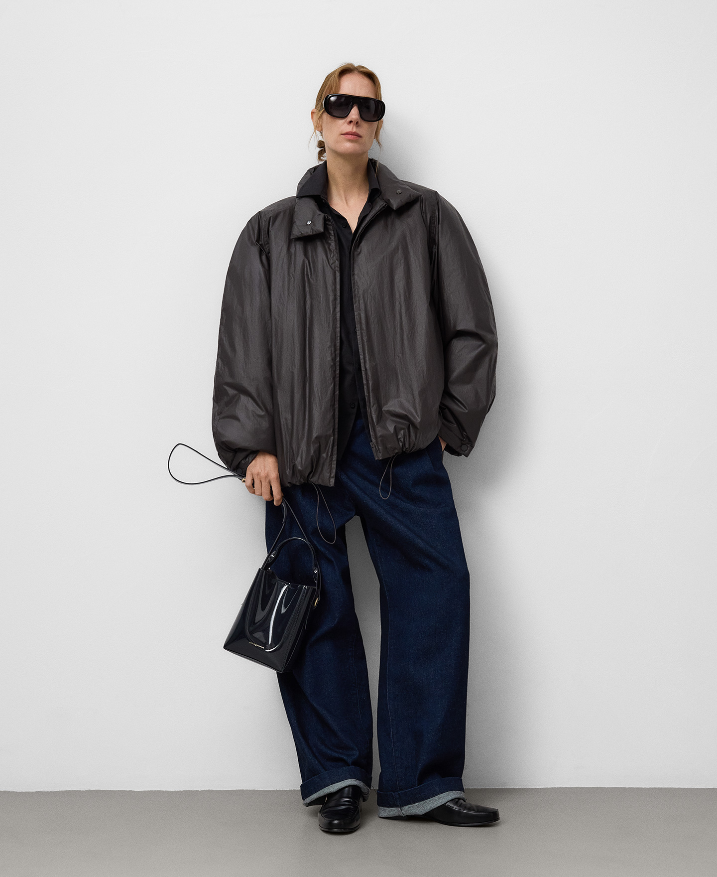 Mica patent bucket bag woman image number 4